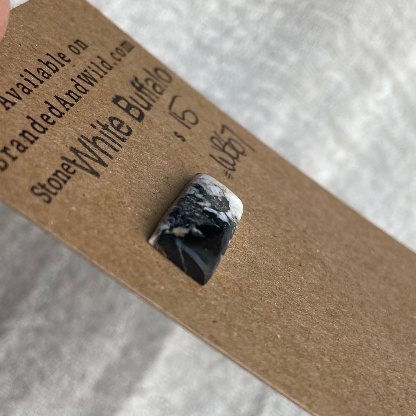 White Buffalo Cabochon - WB67