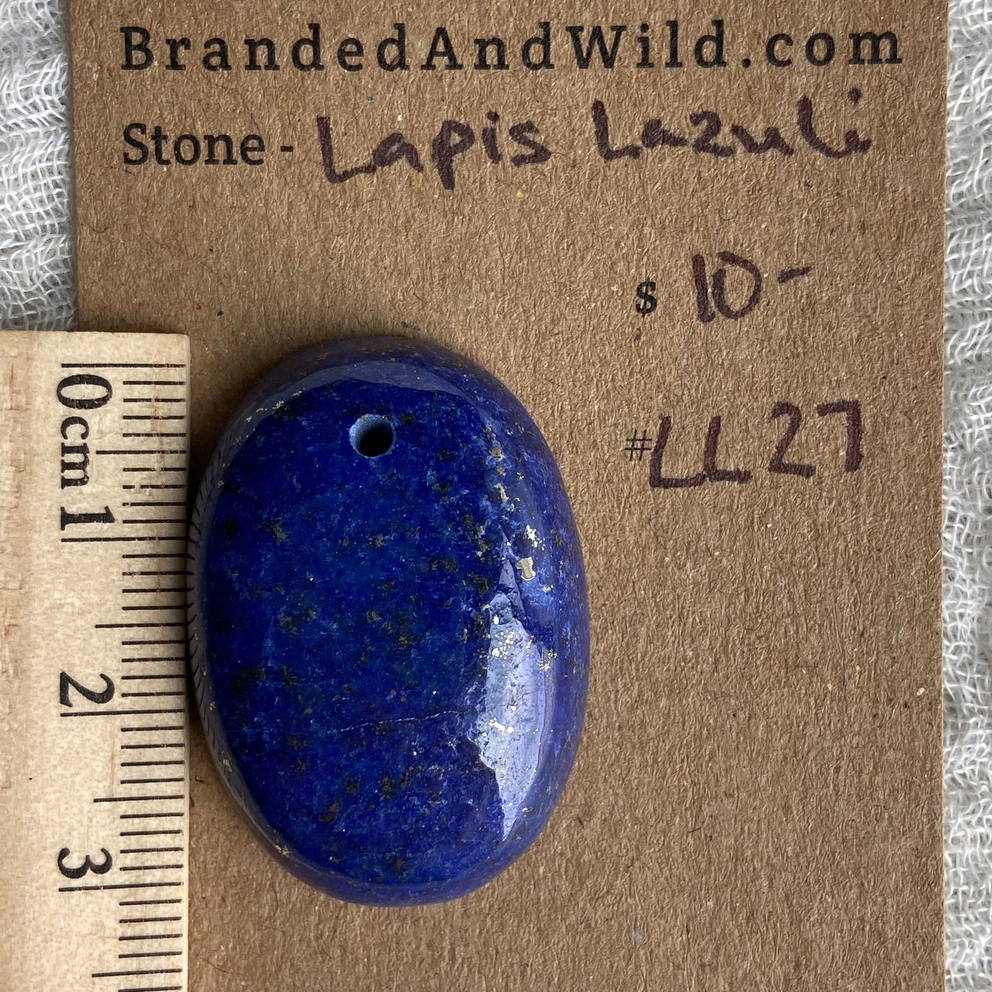 Lapis Lazuli Cabochon -Drilled- LL27