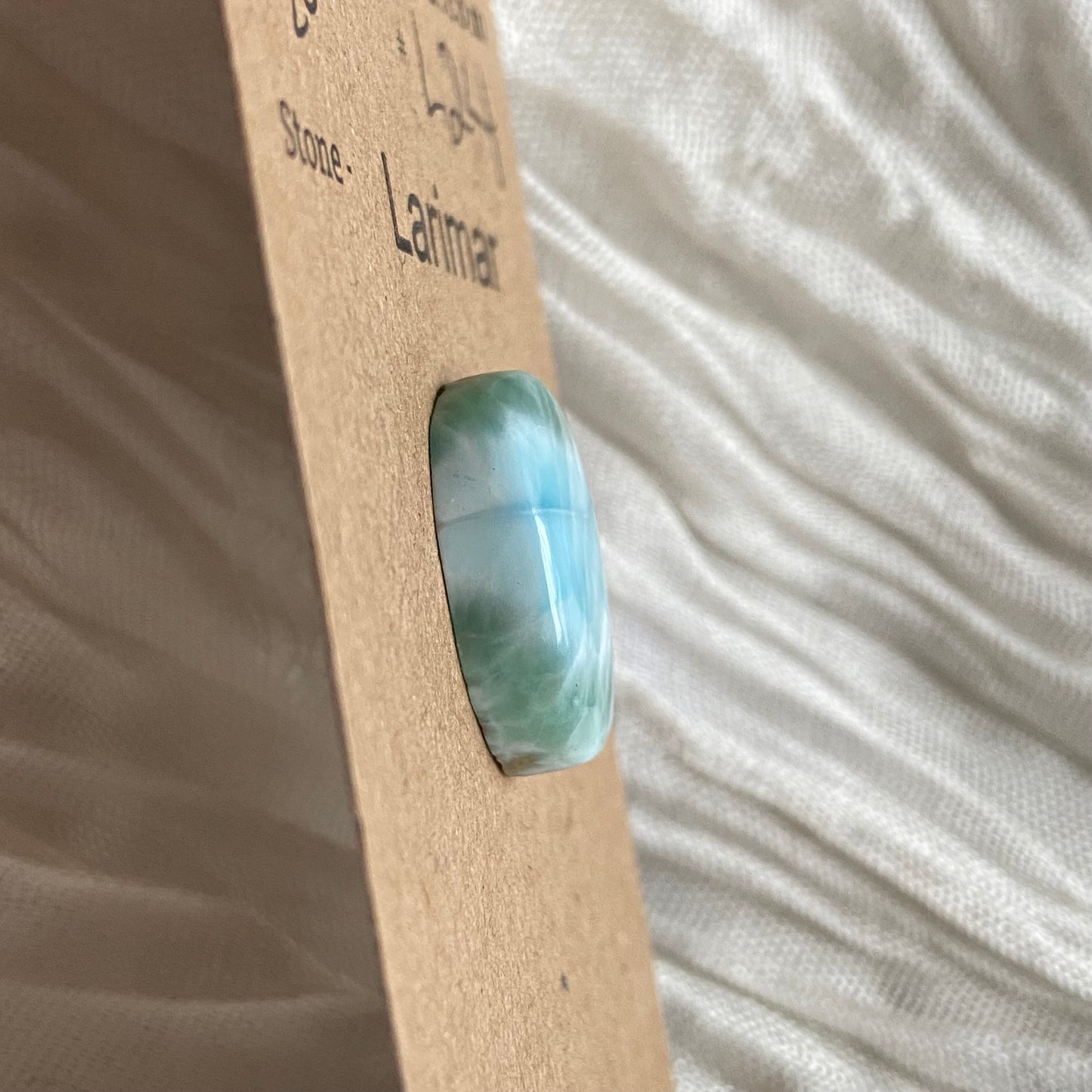 Larimar Cabochon - L24 0159B5F6-AEC0-4D3B-9509-15ACD93772AB Brandedandwild.com