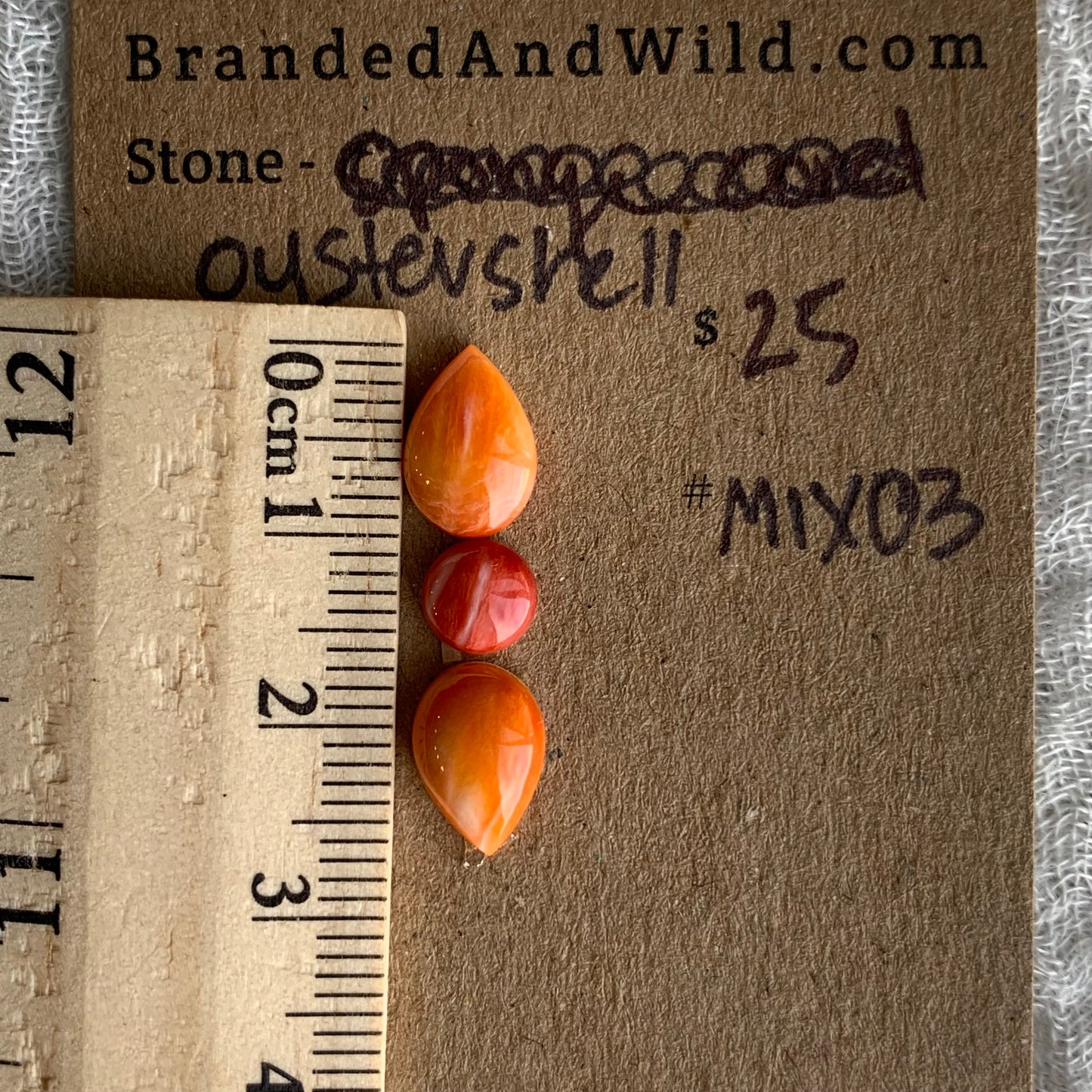 Oystershell Cabochon - MIX03