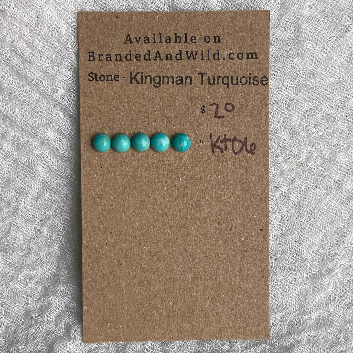 Kingman Turquoise Cabochon - KT06