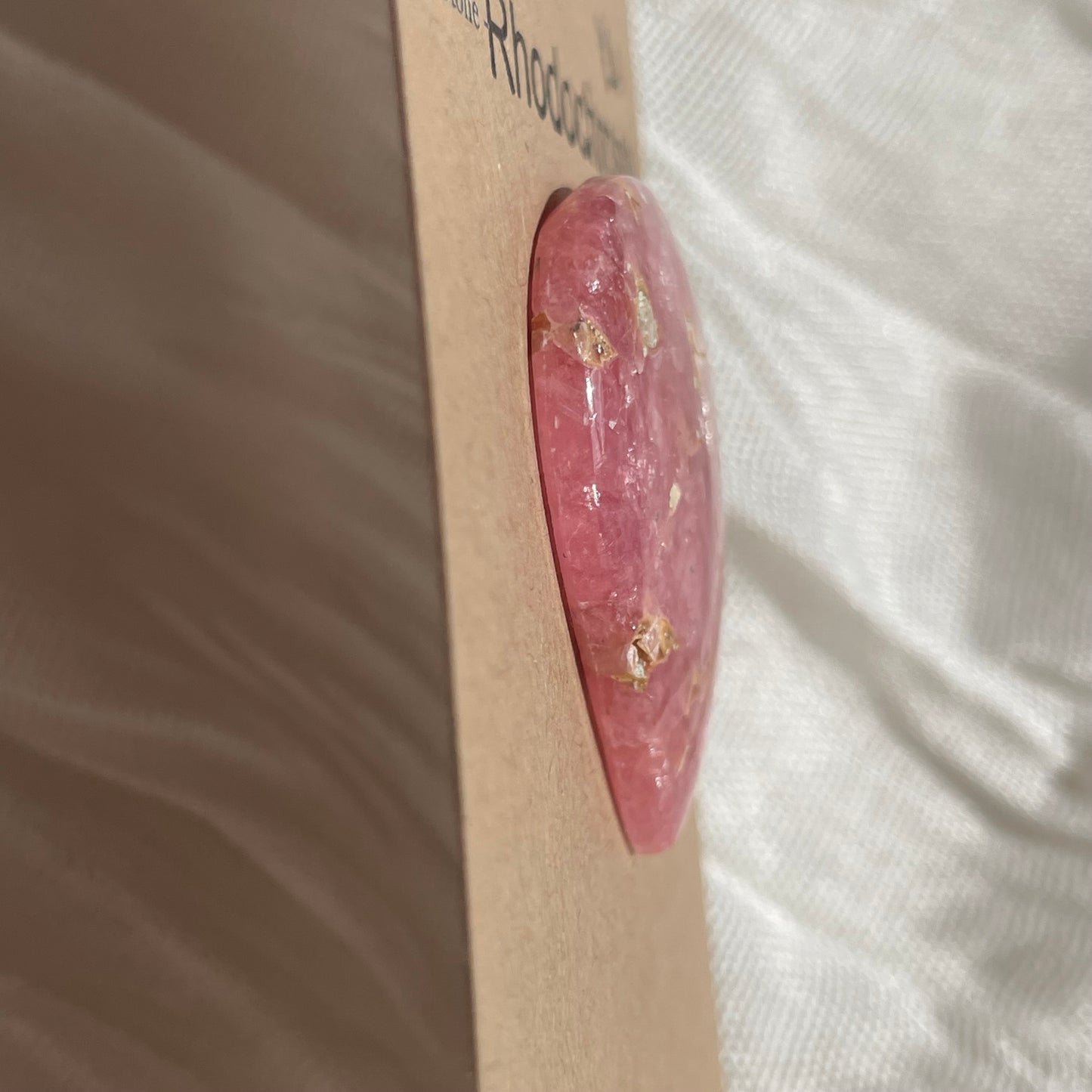 Rhodochrosite Cabochon - R056 034D90F2-5AF1-4DC1-9128-252AF326BCD8 Brandedandwild.com