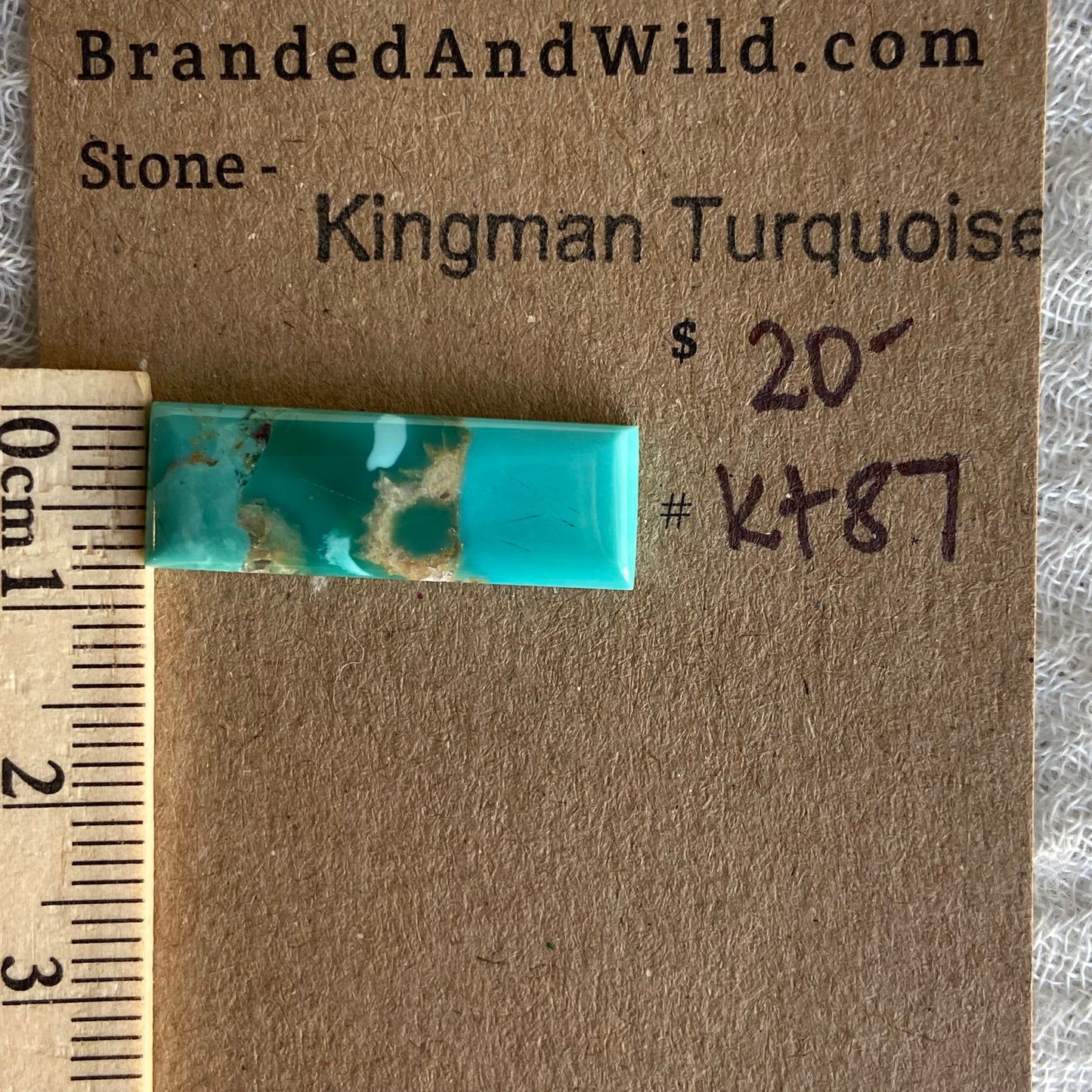 Kingman Turquoise Cabochon - KT87