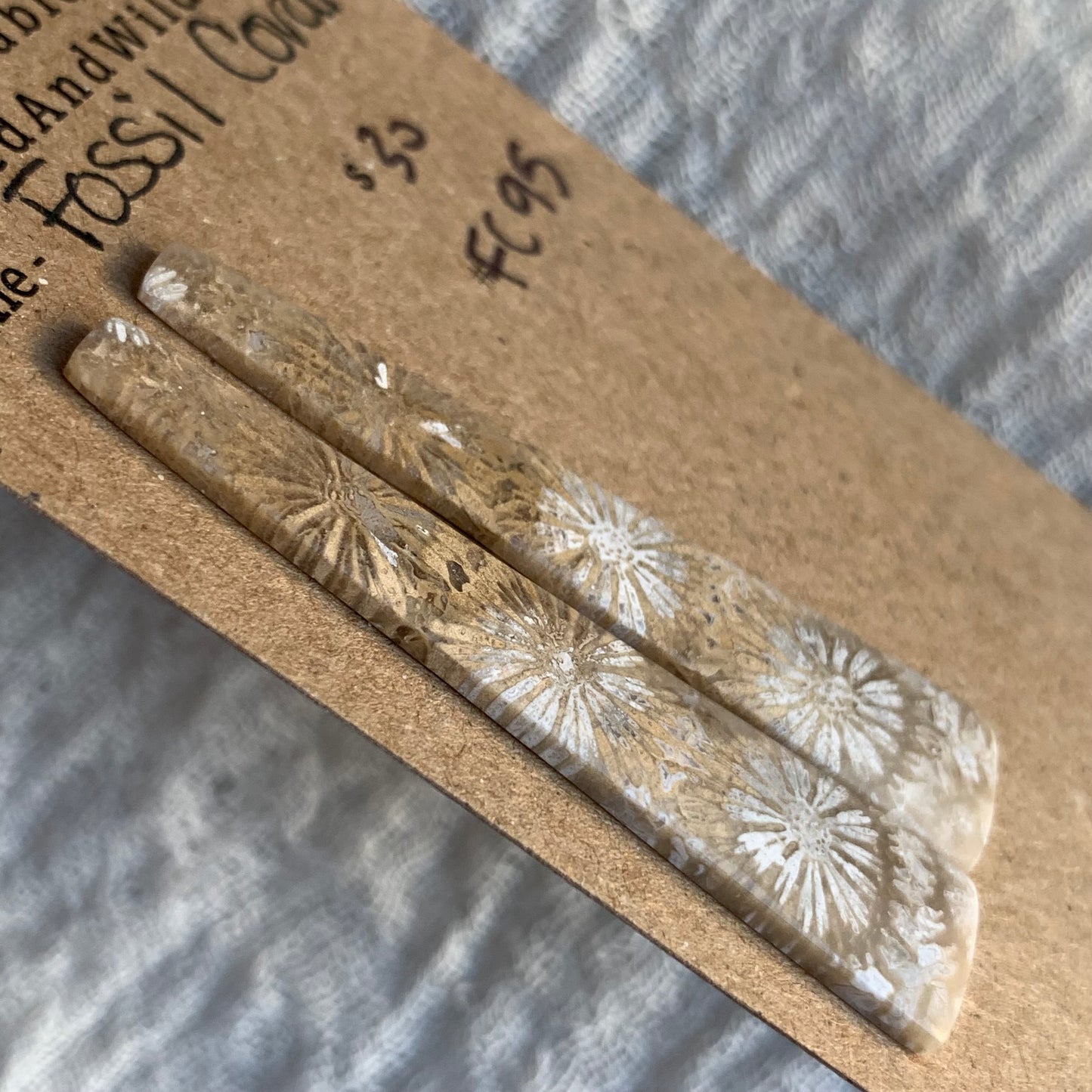 Fossil Coral Cabochon - FC95