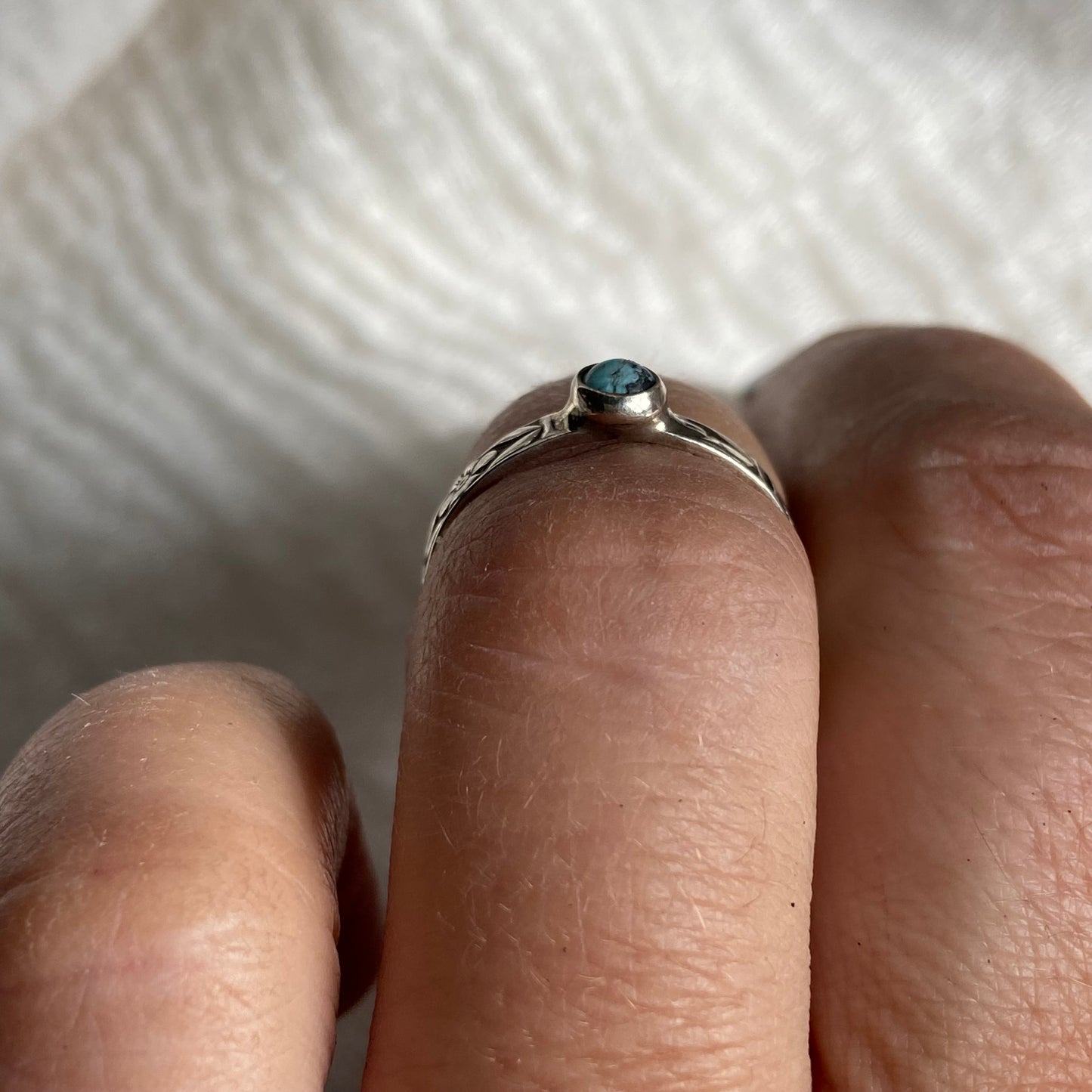 Sterling Silver Ring - R64 Size - 6.5