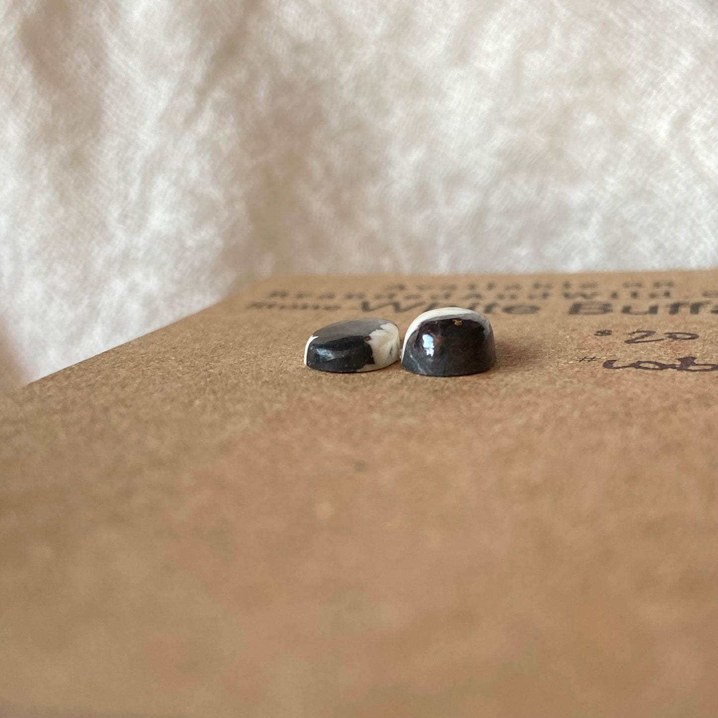 White Buffalo Cabochon - WB24