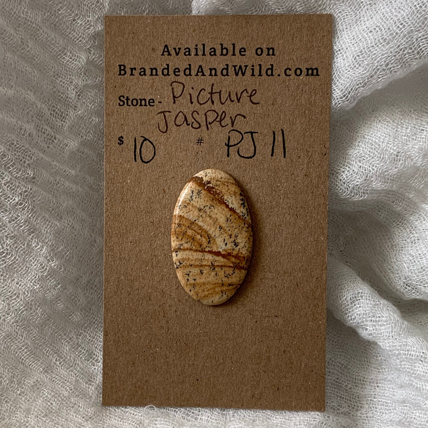 Picture Jasper cabochon - PJ11