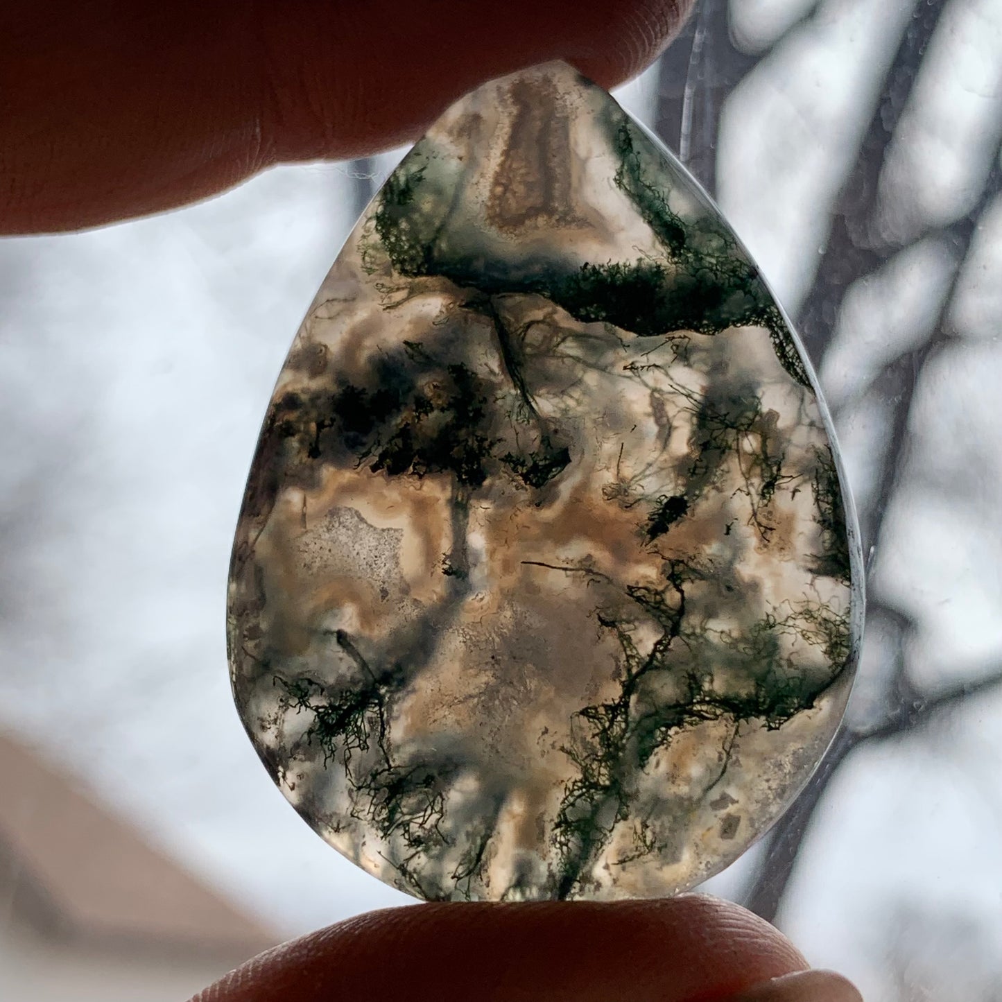 Moss Agate Cabochon- MA29