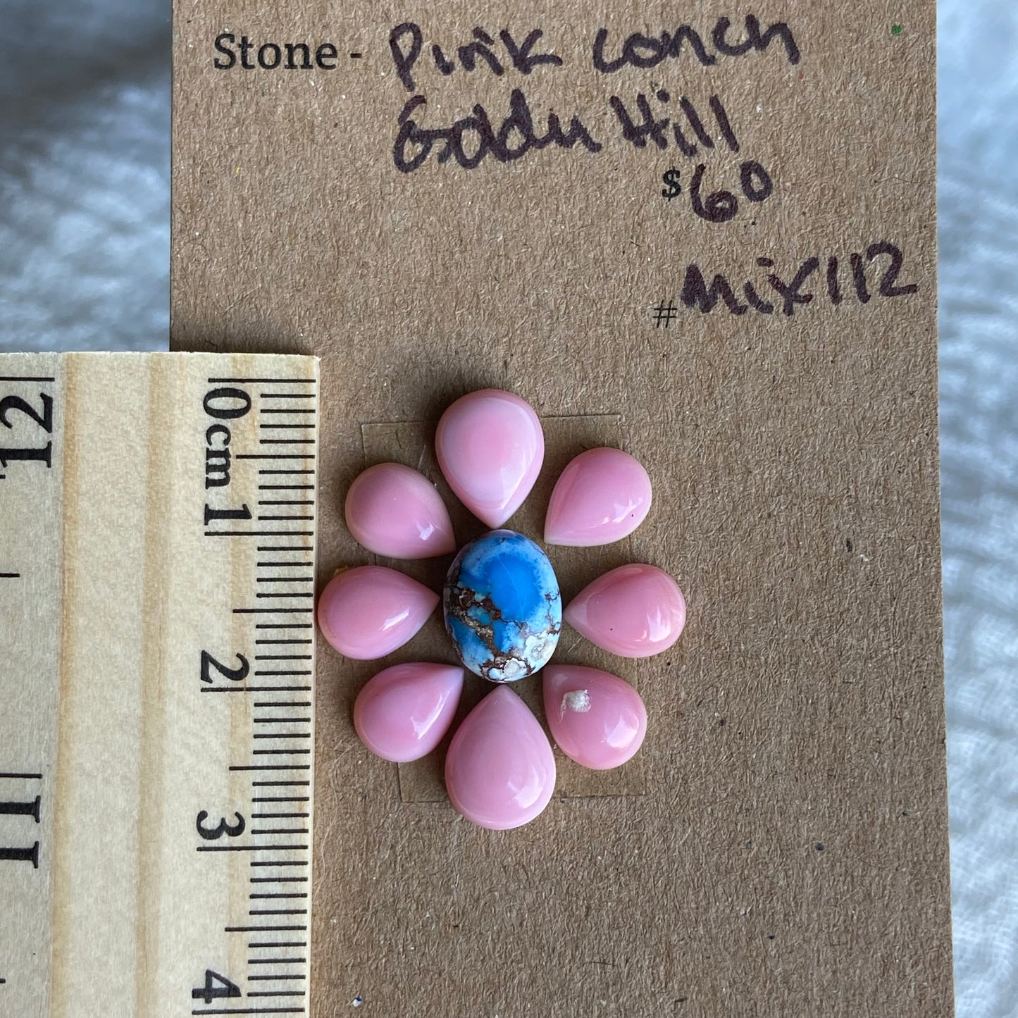 Pink Conch Cabochon - Mix112