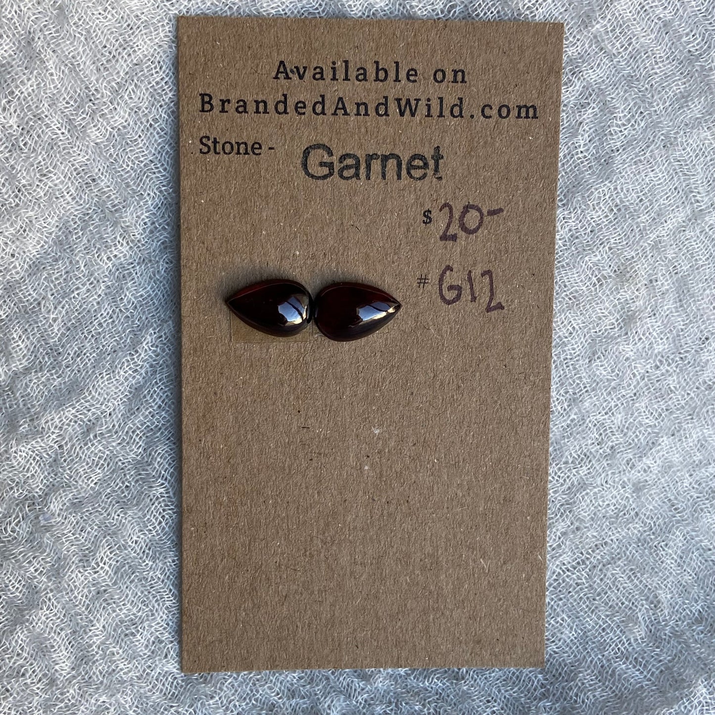 Garnet Cabochon - G12