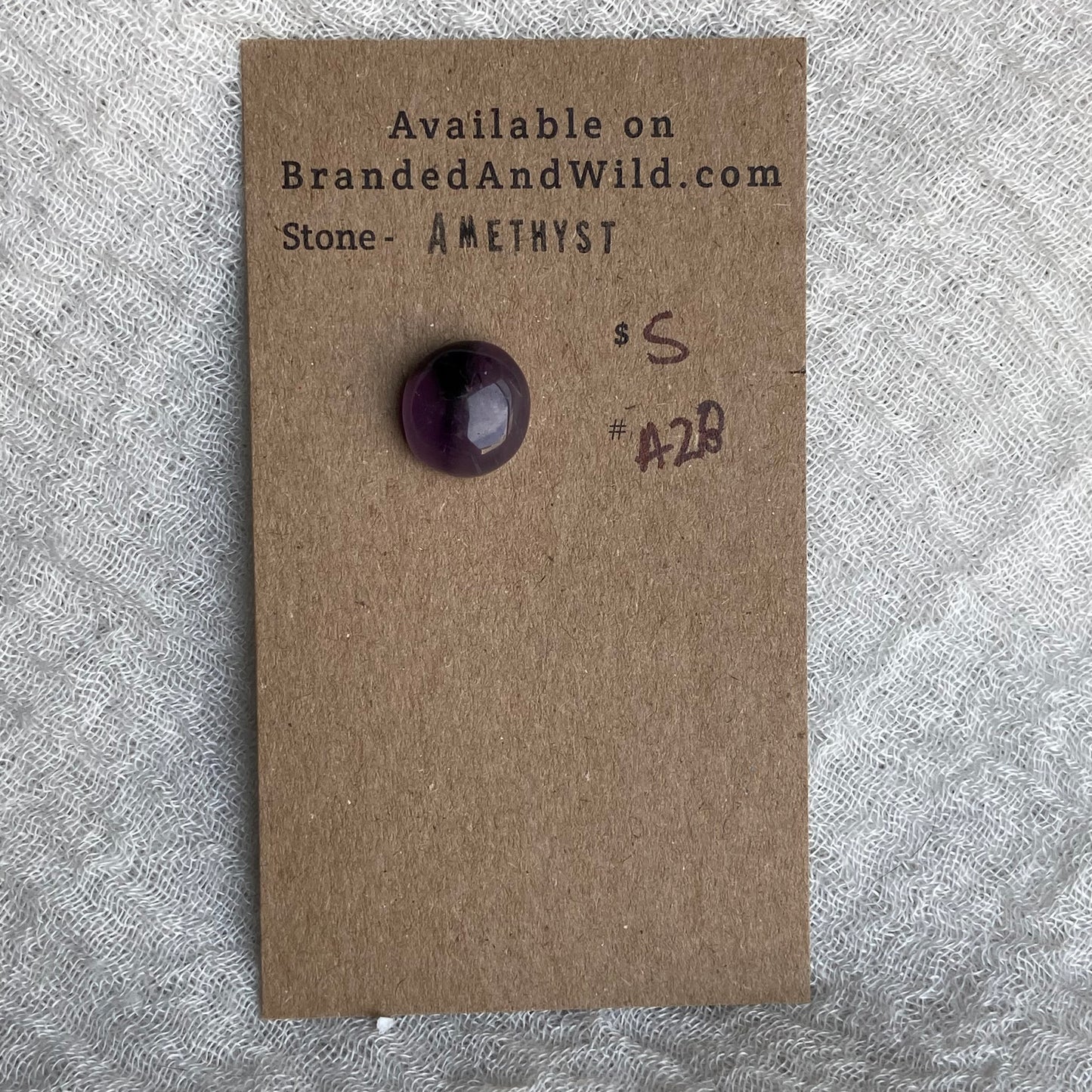 Amethyst Cabochon - A28
