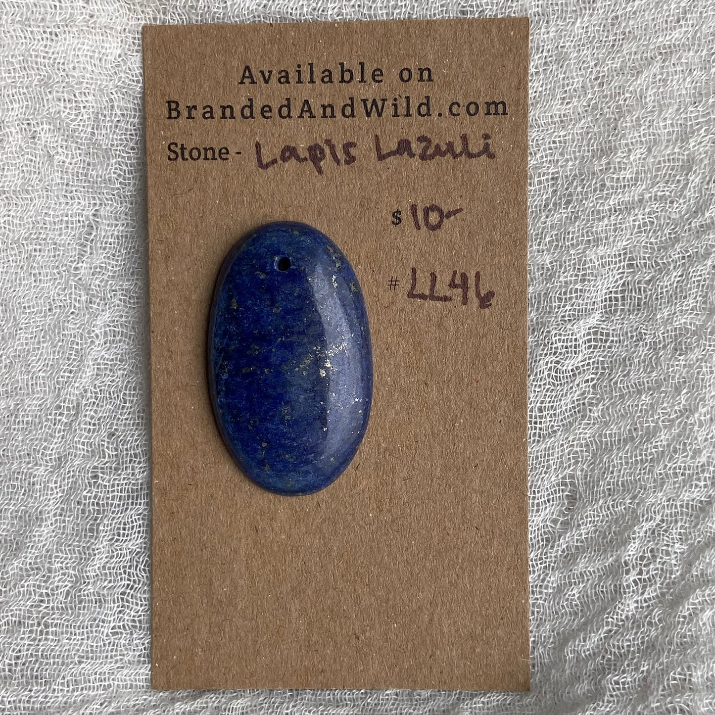 Lapis Lazuli Cabochon -Drilled- LL46