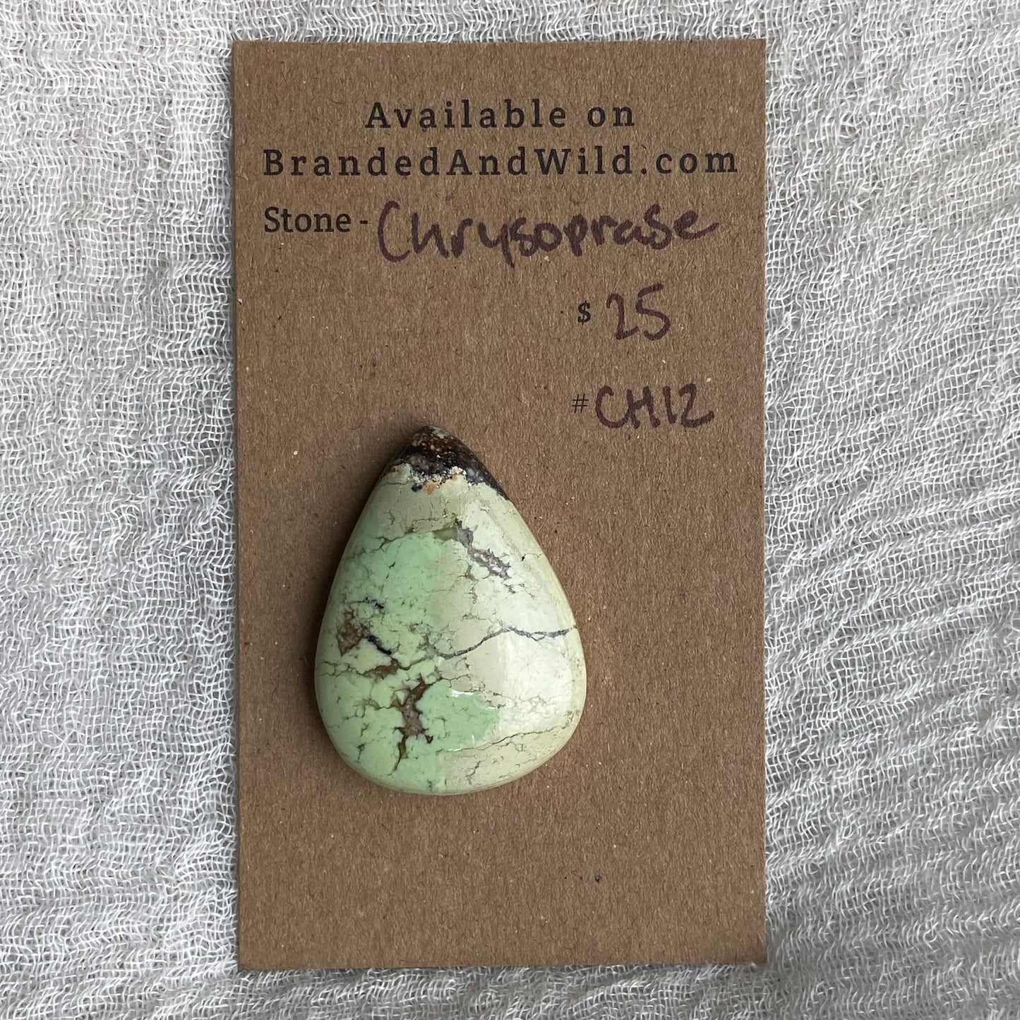 Chrysoprase Cabochon - Ch12