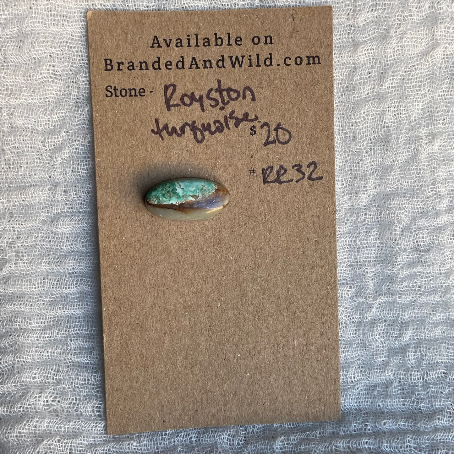 Royston Ribbon Turquoise Cabochon RR32