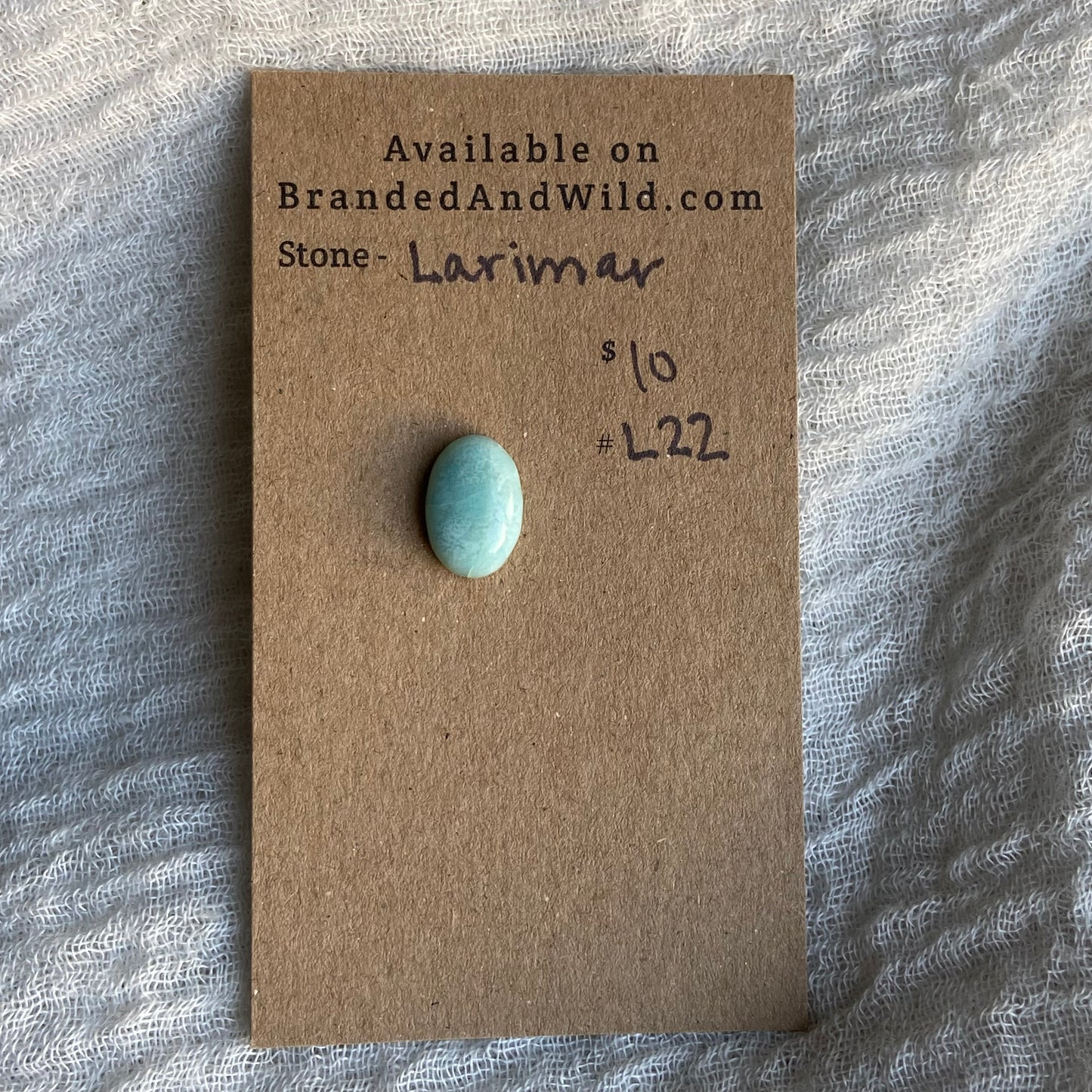 Larimar Cabochon - L22