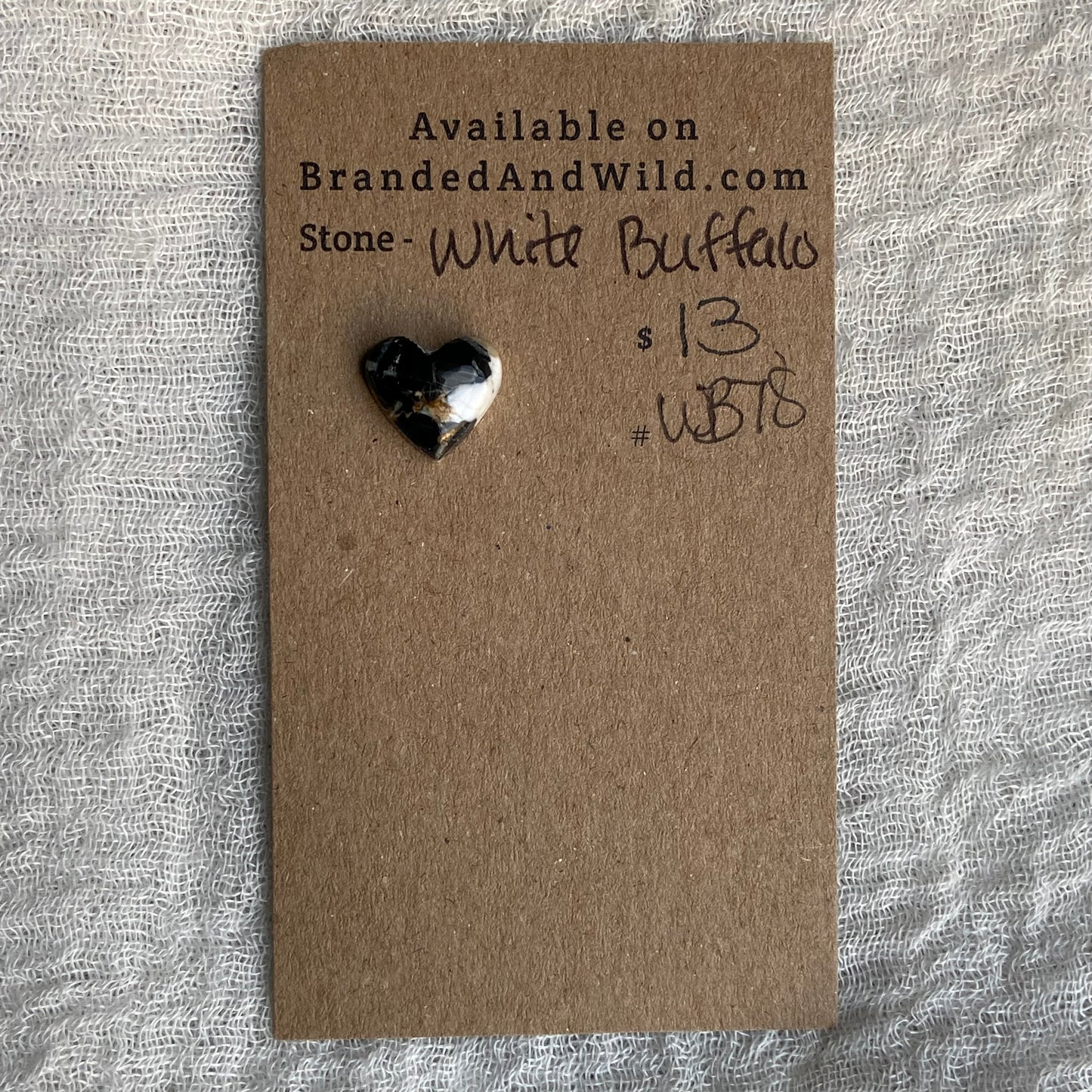 White Buffalo Cabochon - WB78
