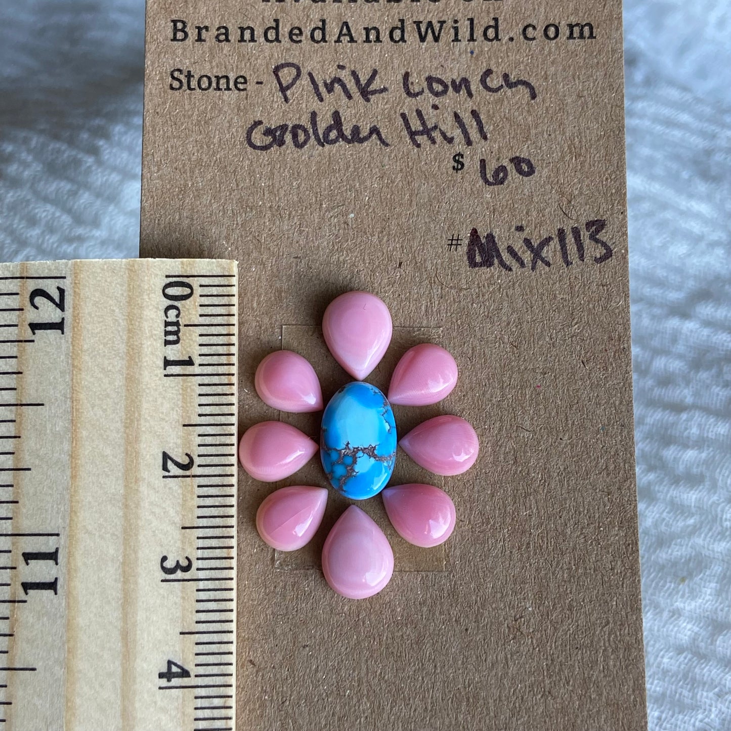 Pink Conch Cabochon - Mix113