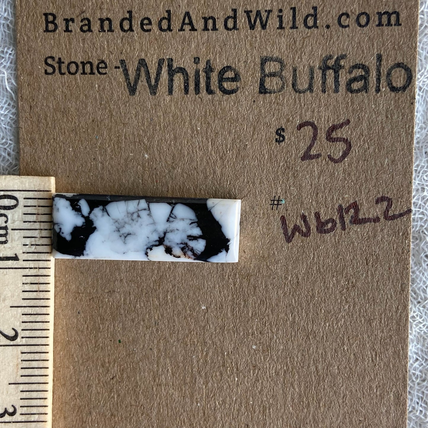 White Buffalo Cabochon - WB122