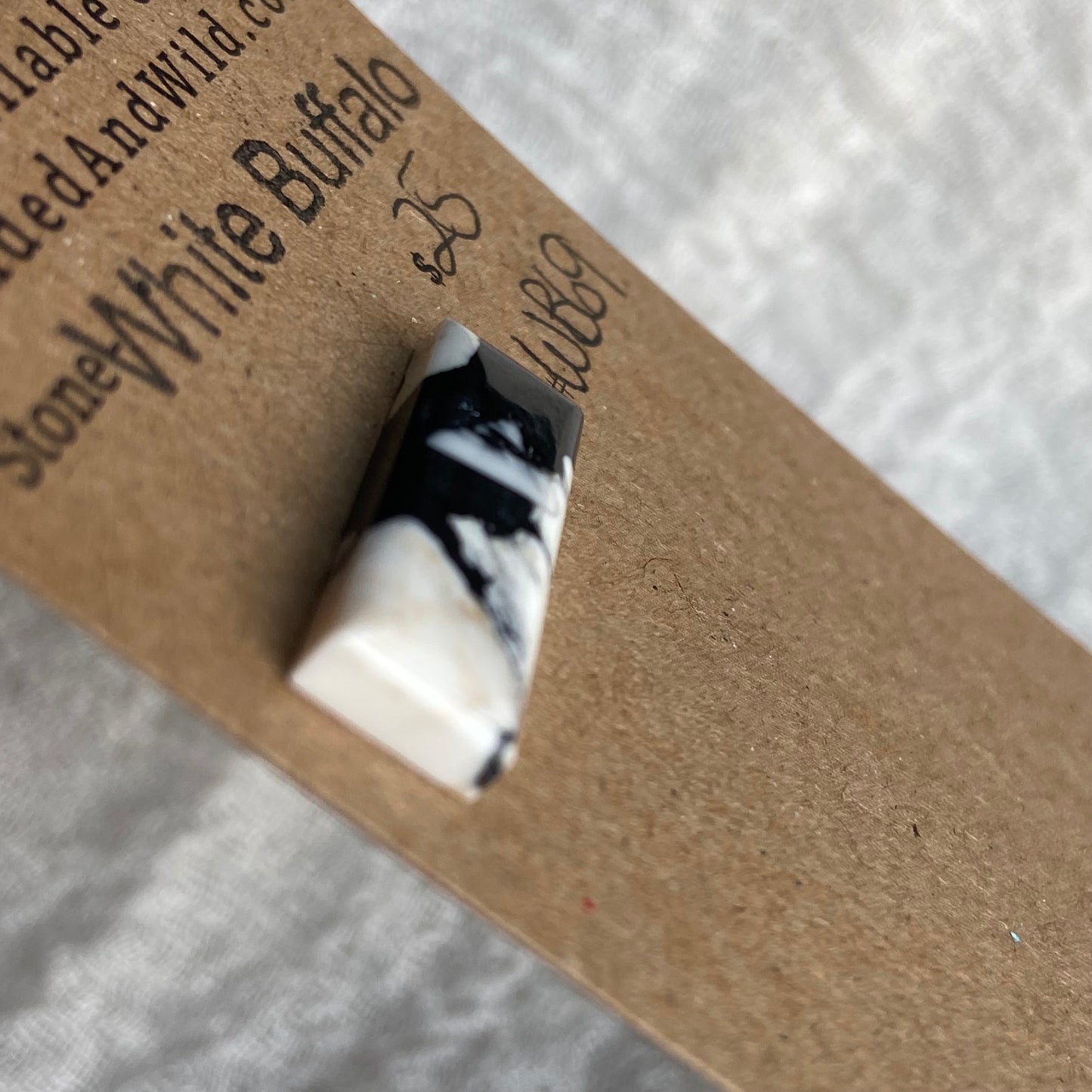 White Buffalo Cabochon - WB69