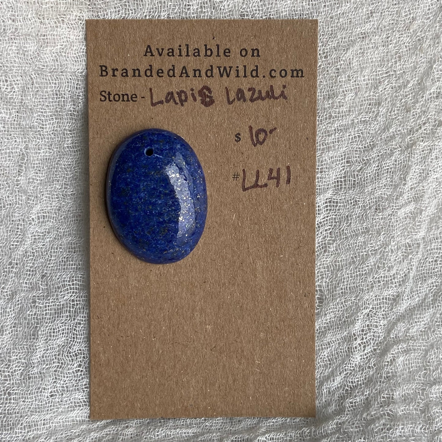 Lapis Lazuli Cabochon -Drilled- LL41