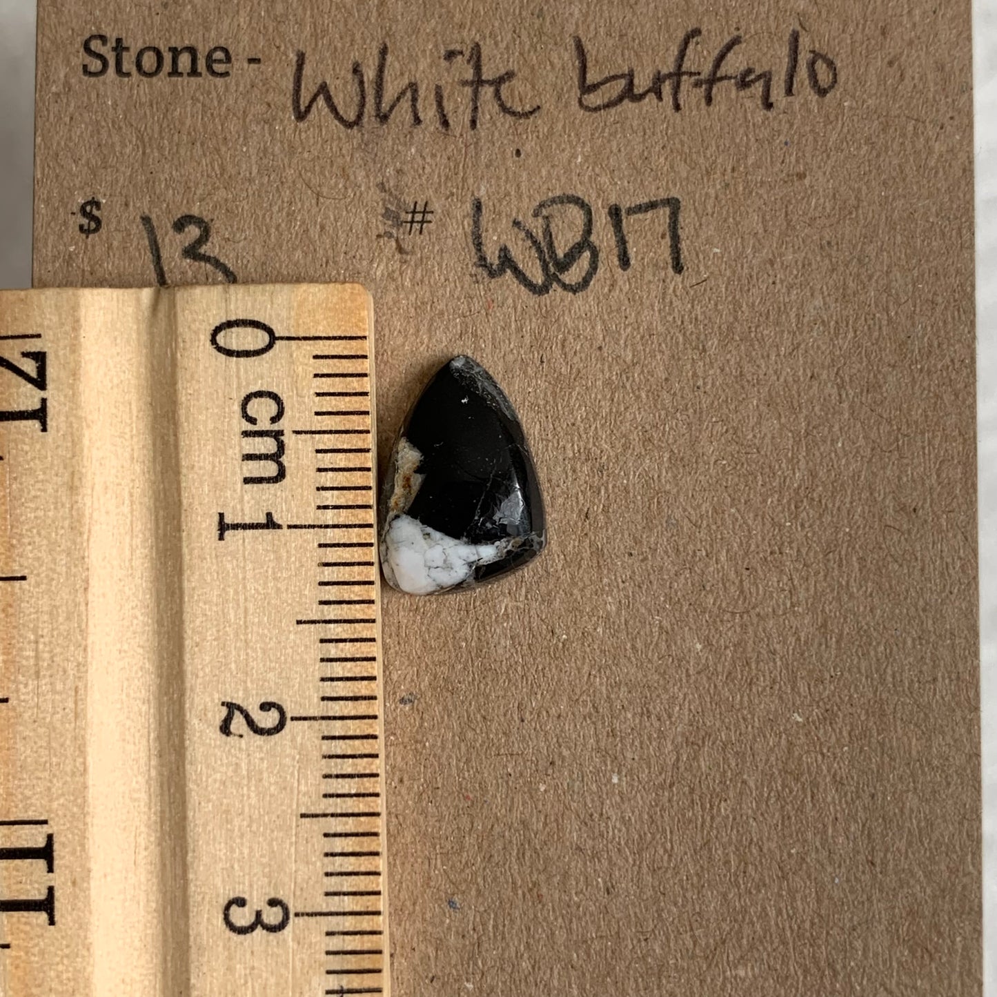White Buffalo Cabochon - WB17