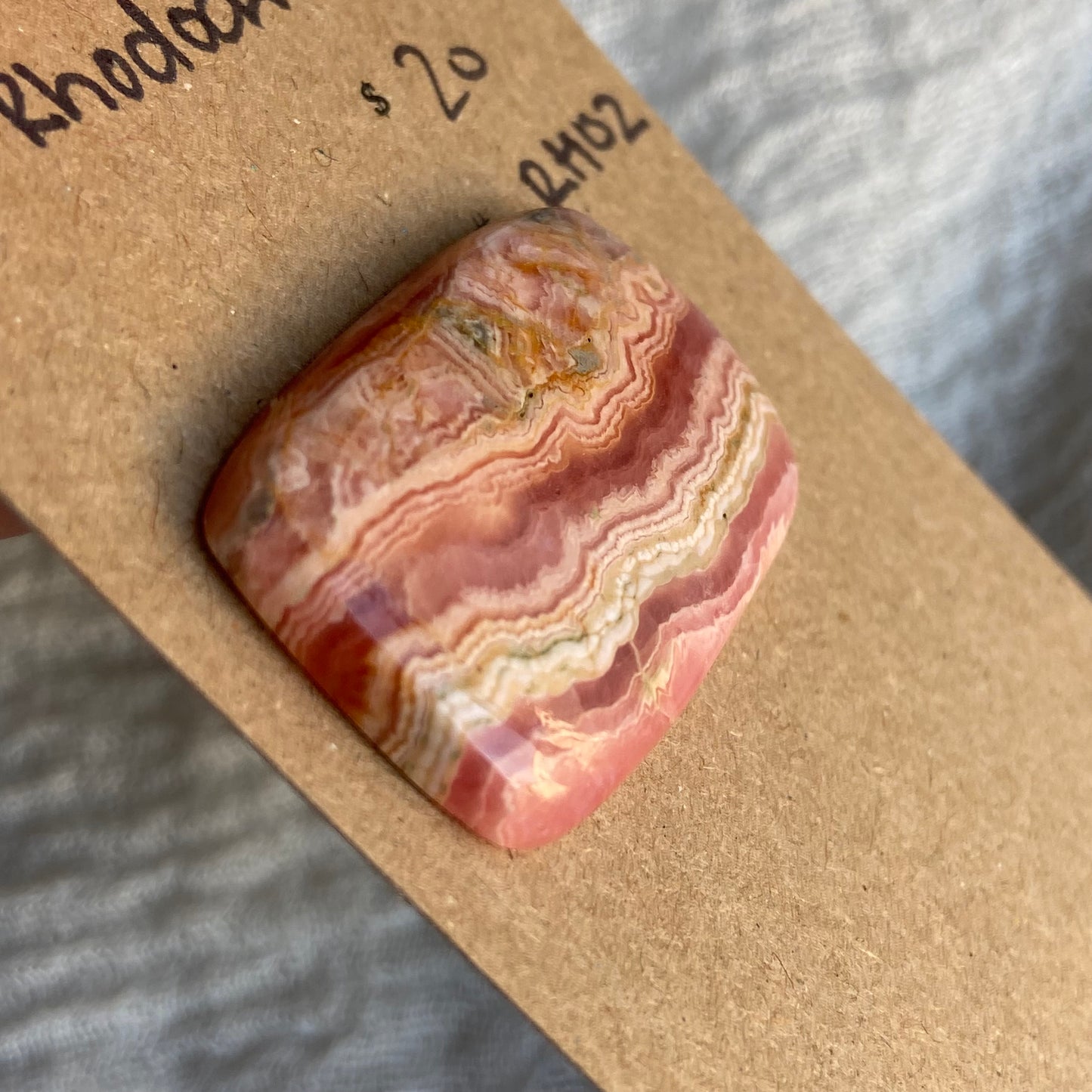 Rhodochrosite Cabochon - R02