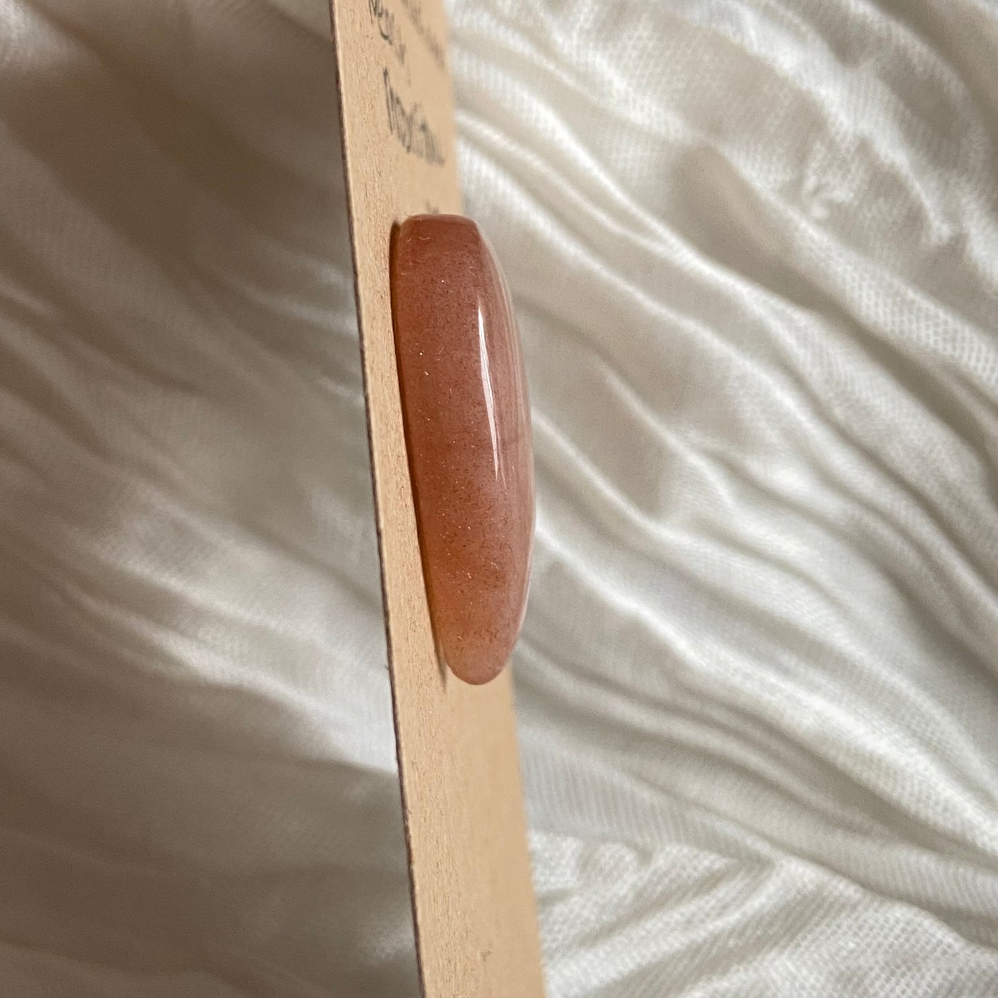 Peach Moonstone Cabochon - M054 11B8BA9B-685E-46B2-BE15-E03F6CCF730E Brandedandwild.com