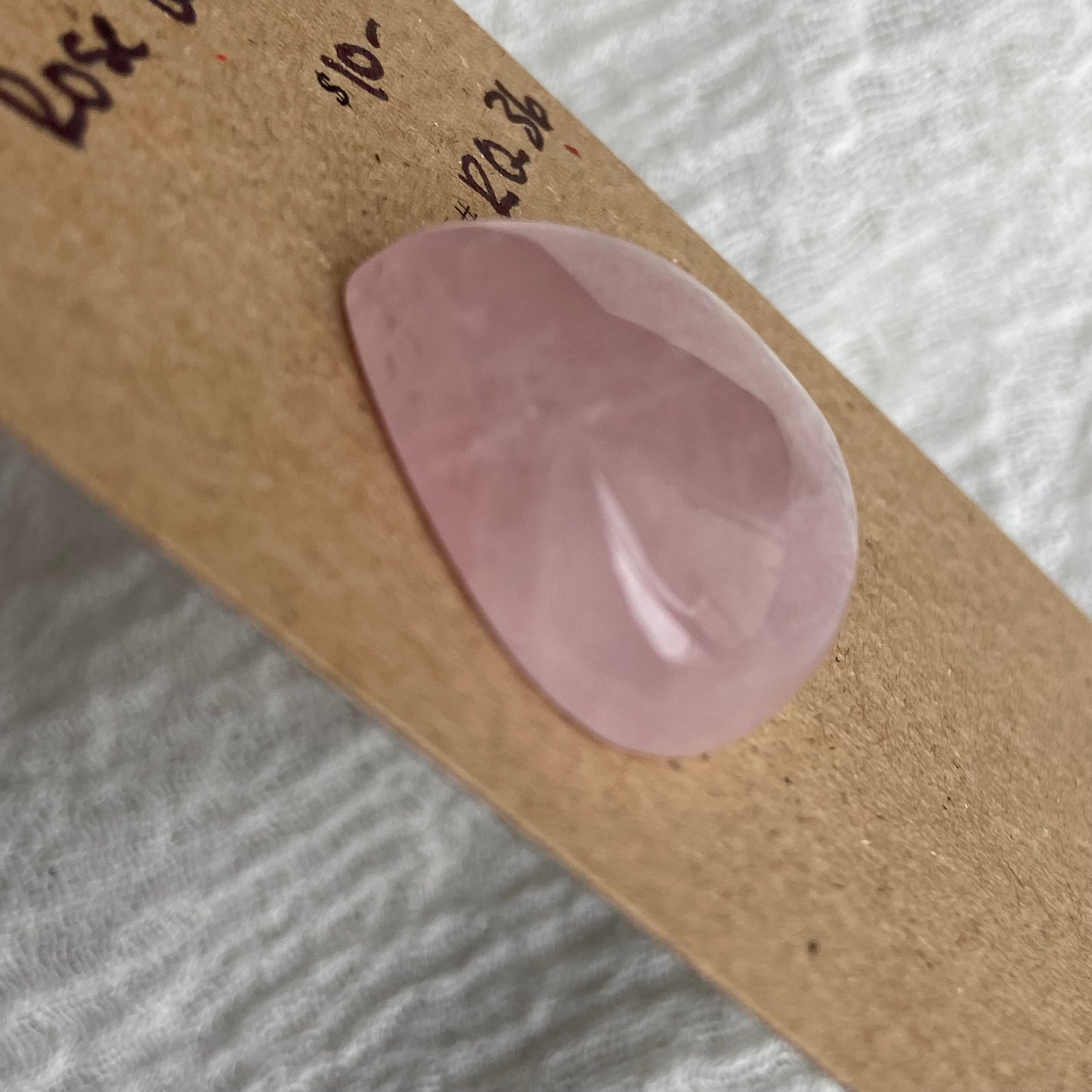 Rose Quartz Cabochon - RQ36
