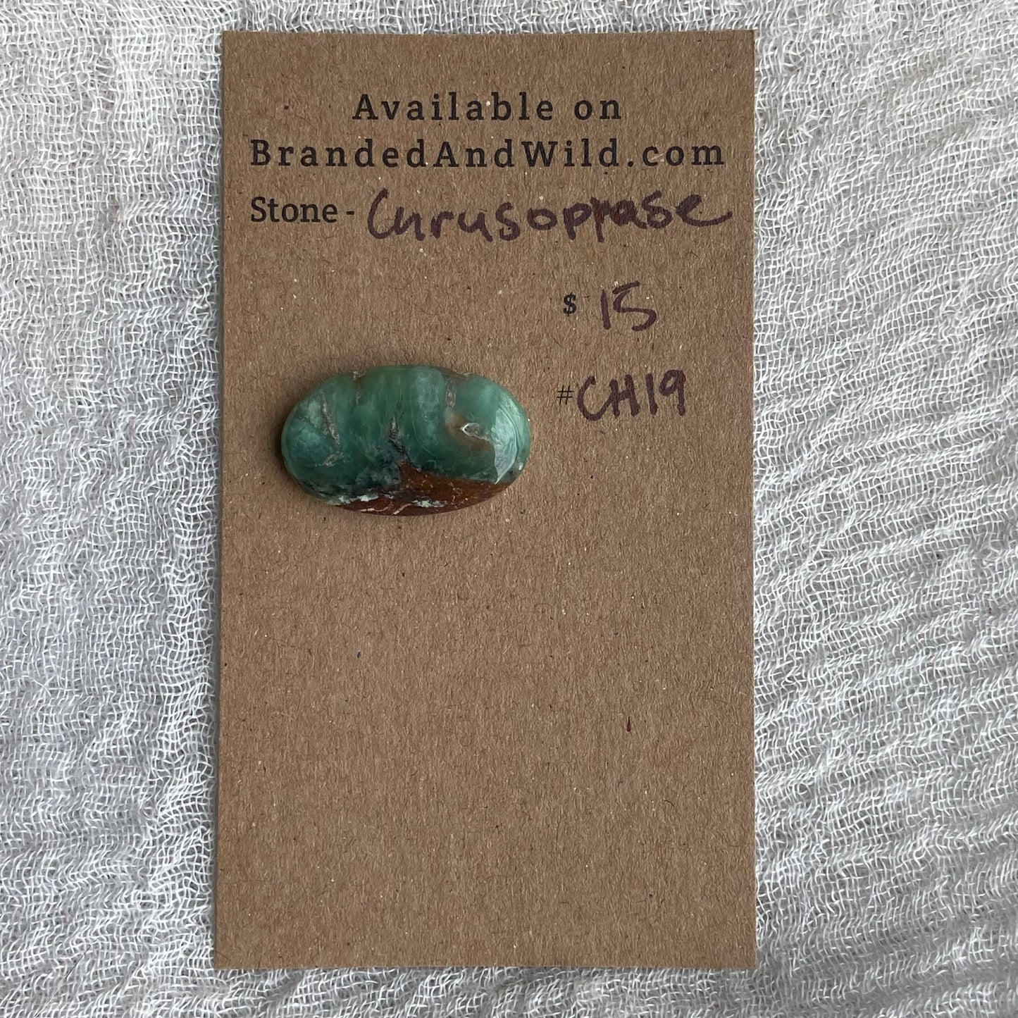 Chrysoprase Cabochon - Ch19