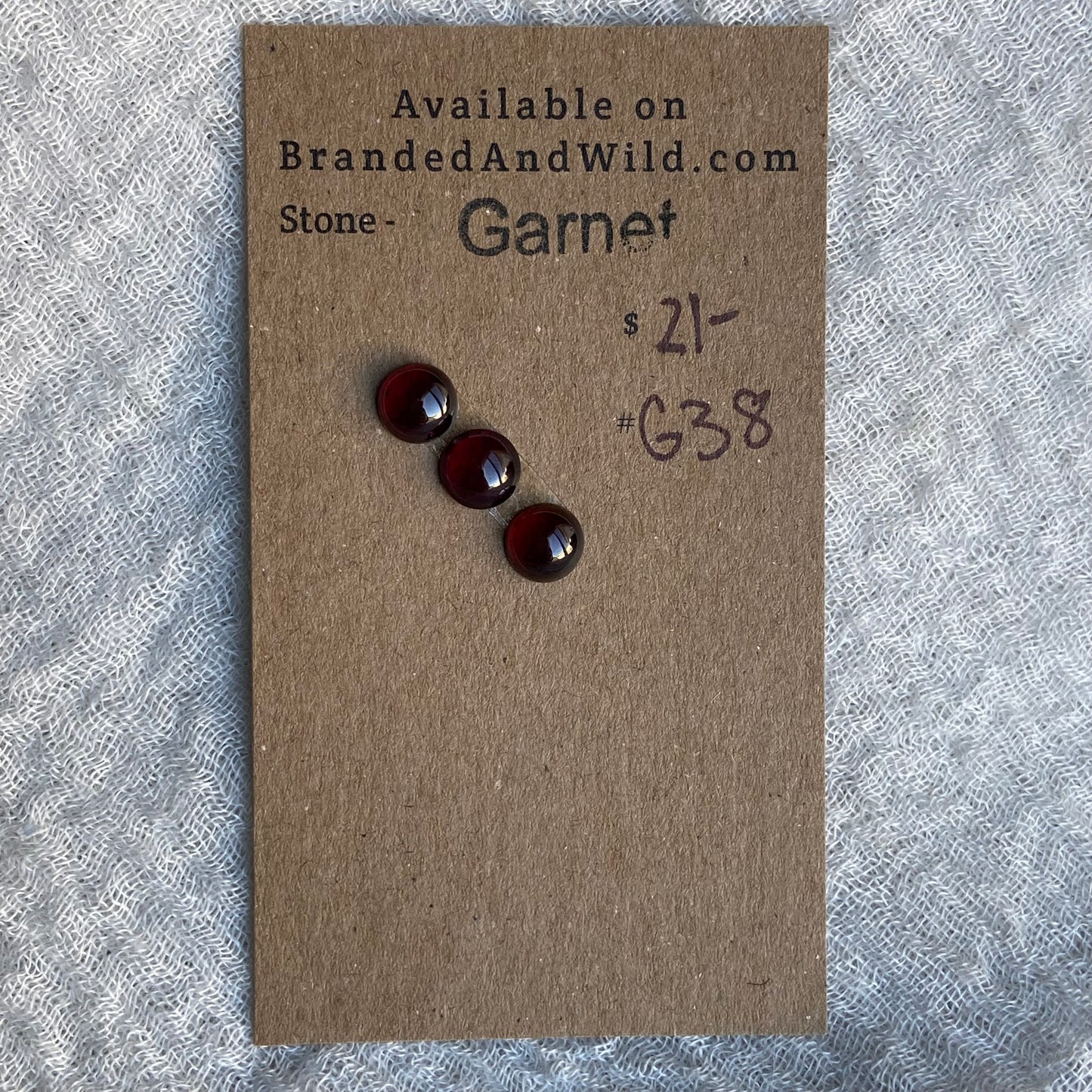 Garnet Cabochon - G38