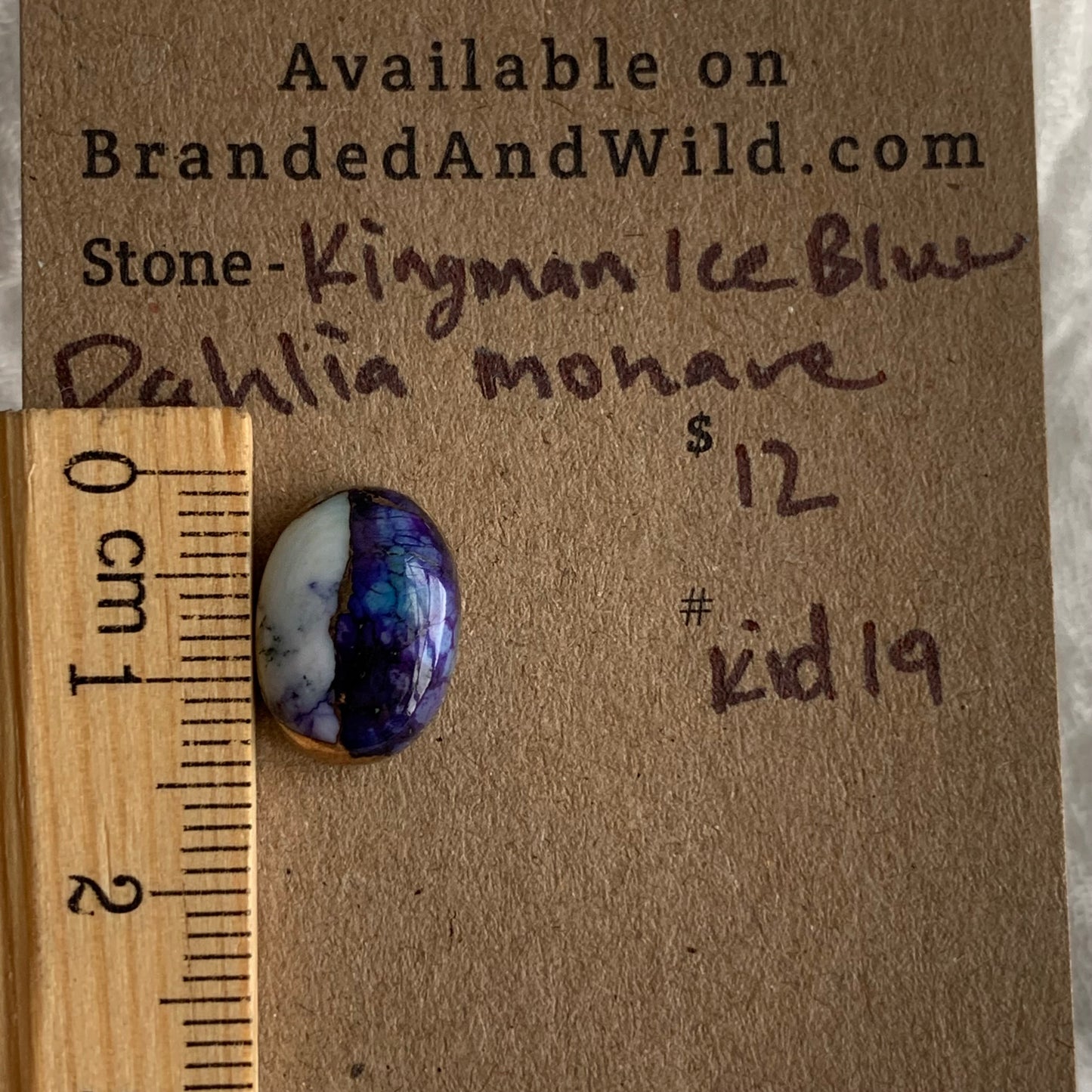 Kingman Ice Blue Dahlia Mohave - KID19
