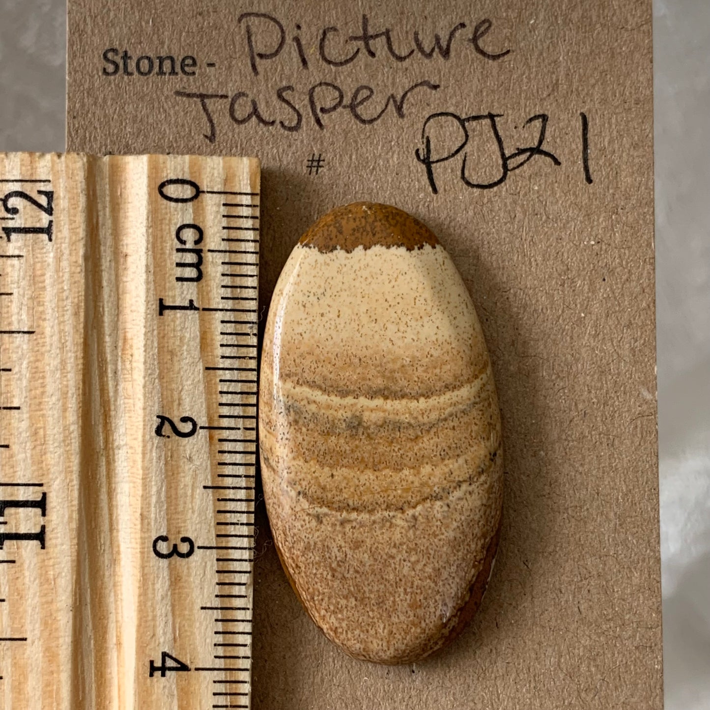 Picture Jasper cabochon - PJ21