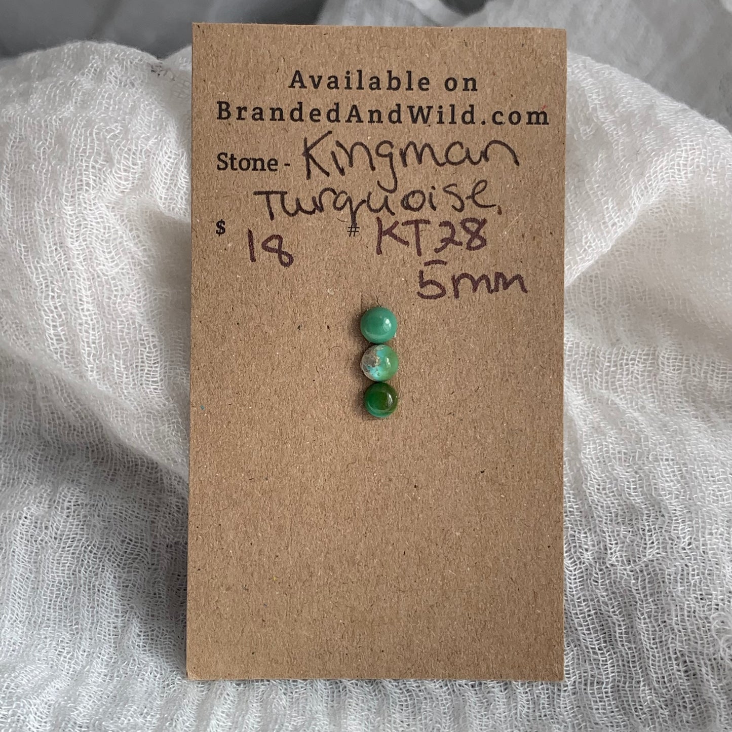 Kingman Turquoise Cabochon - KT28