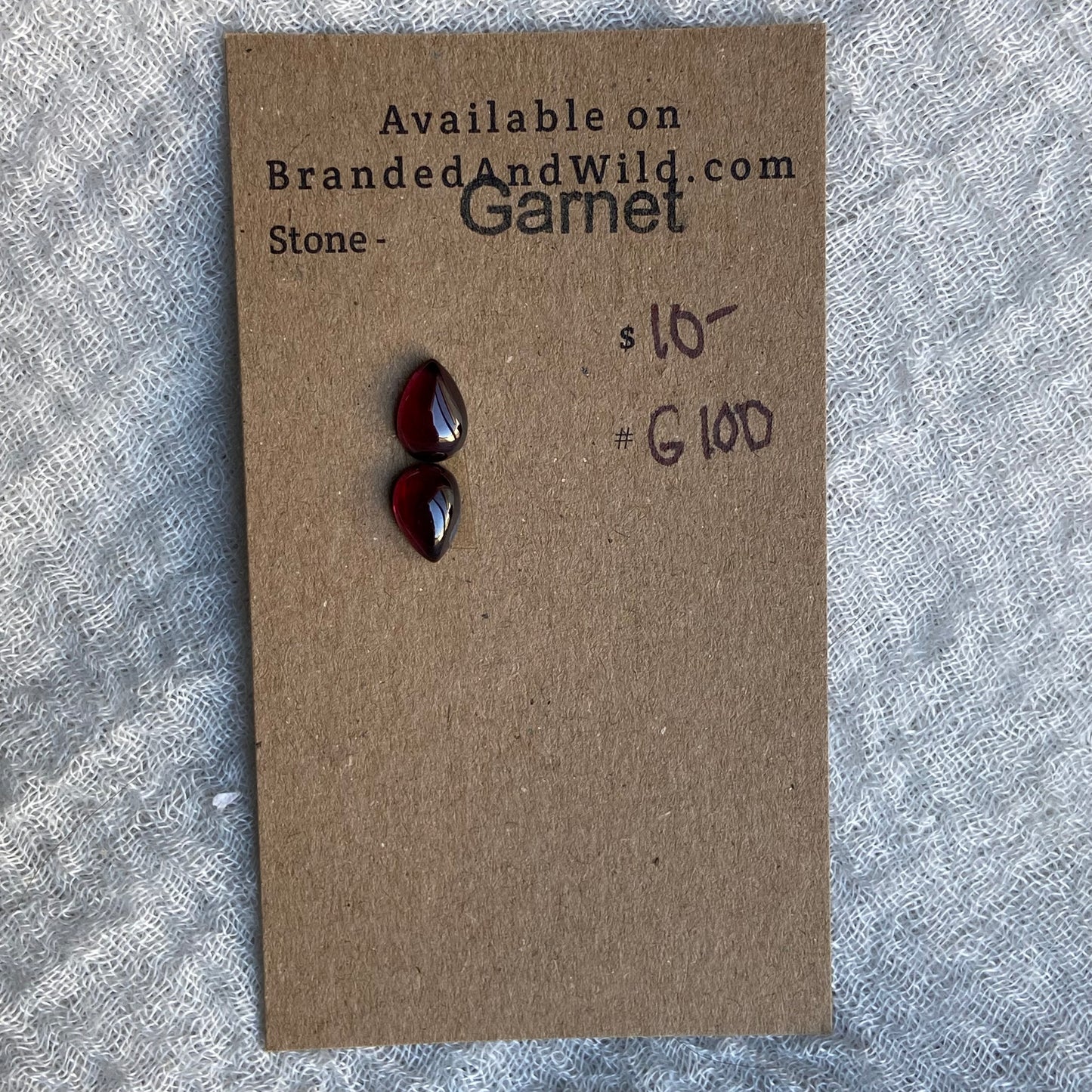 Garnet Cabochon - G100