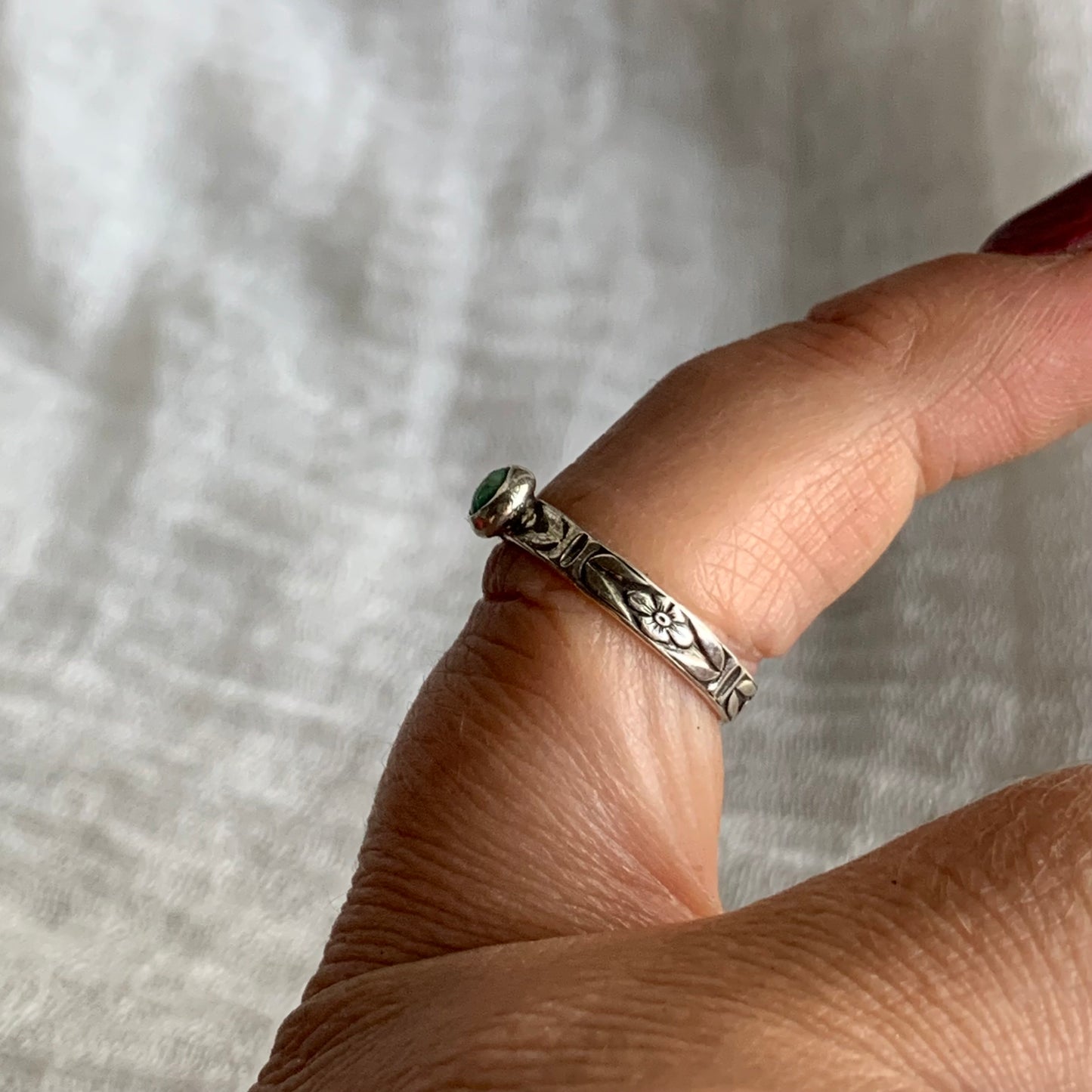 Sterling Silver Ring - R12 Size - 4.5