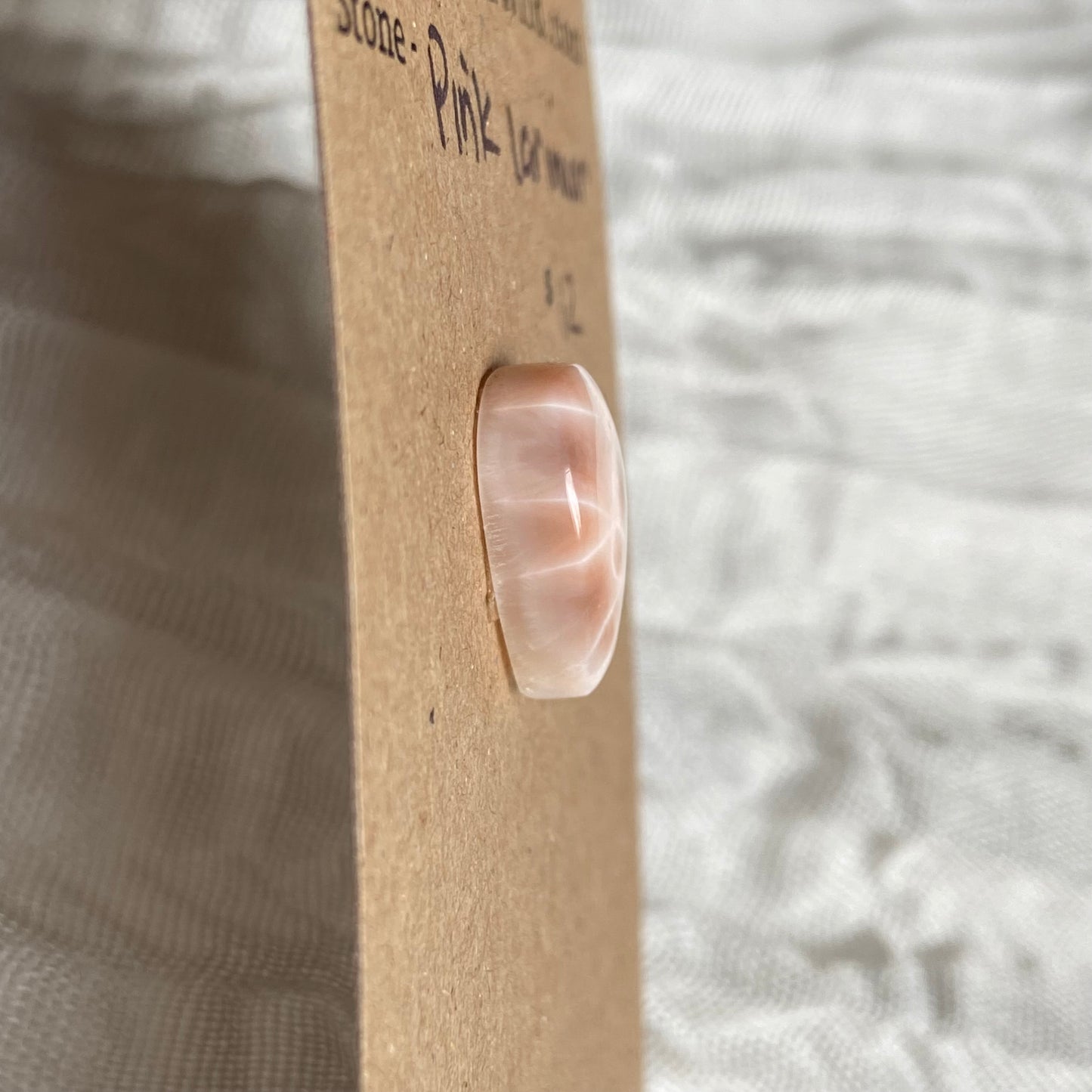 Pink Larimar Cabochon - PL09 16326AB4-5052-4547-BBC4-24669D915DF4 Brandedandwild.com