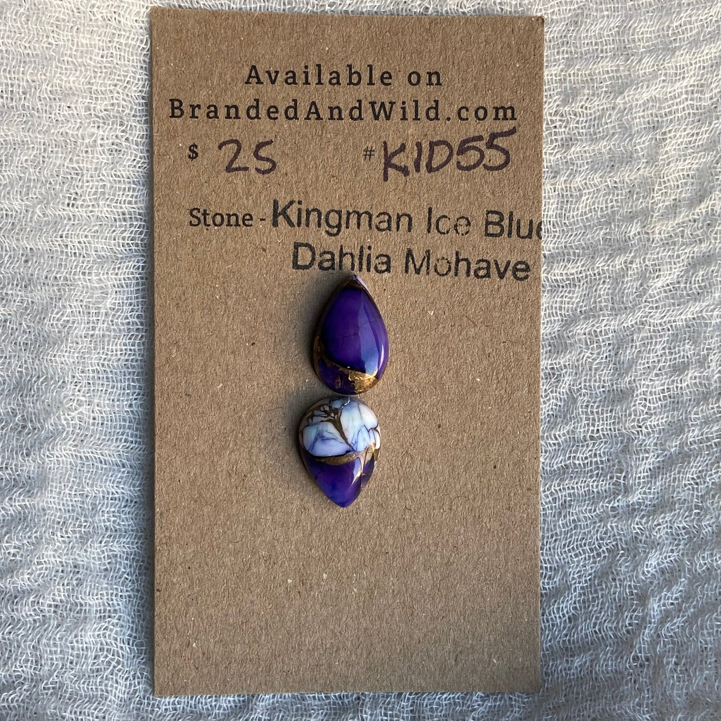 Kingman Ice Blue Dahlia Mohave - KID55
