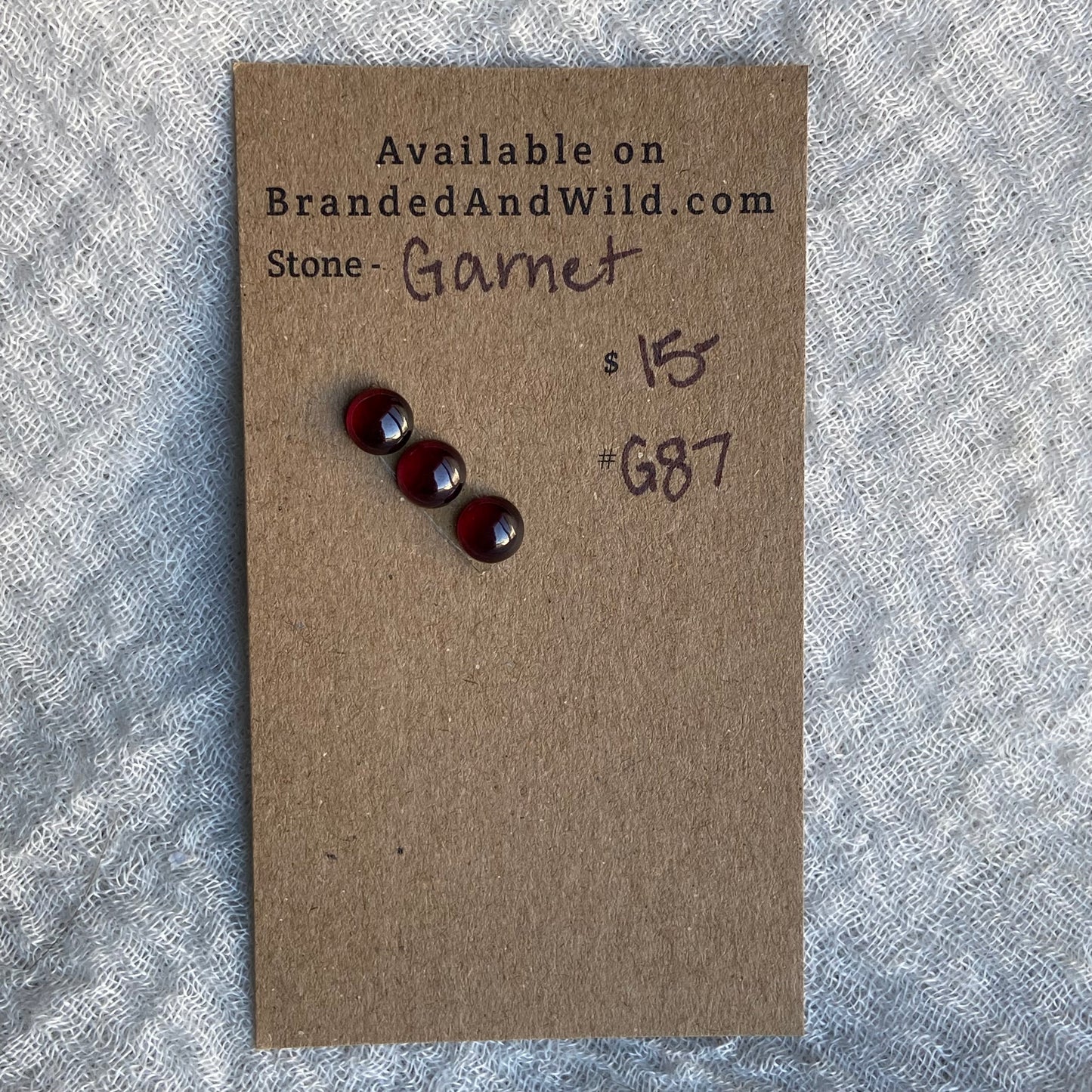 Garnet Cabochon - G87