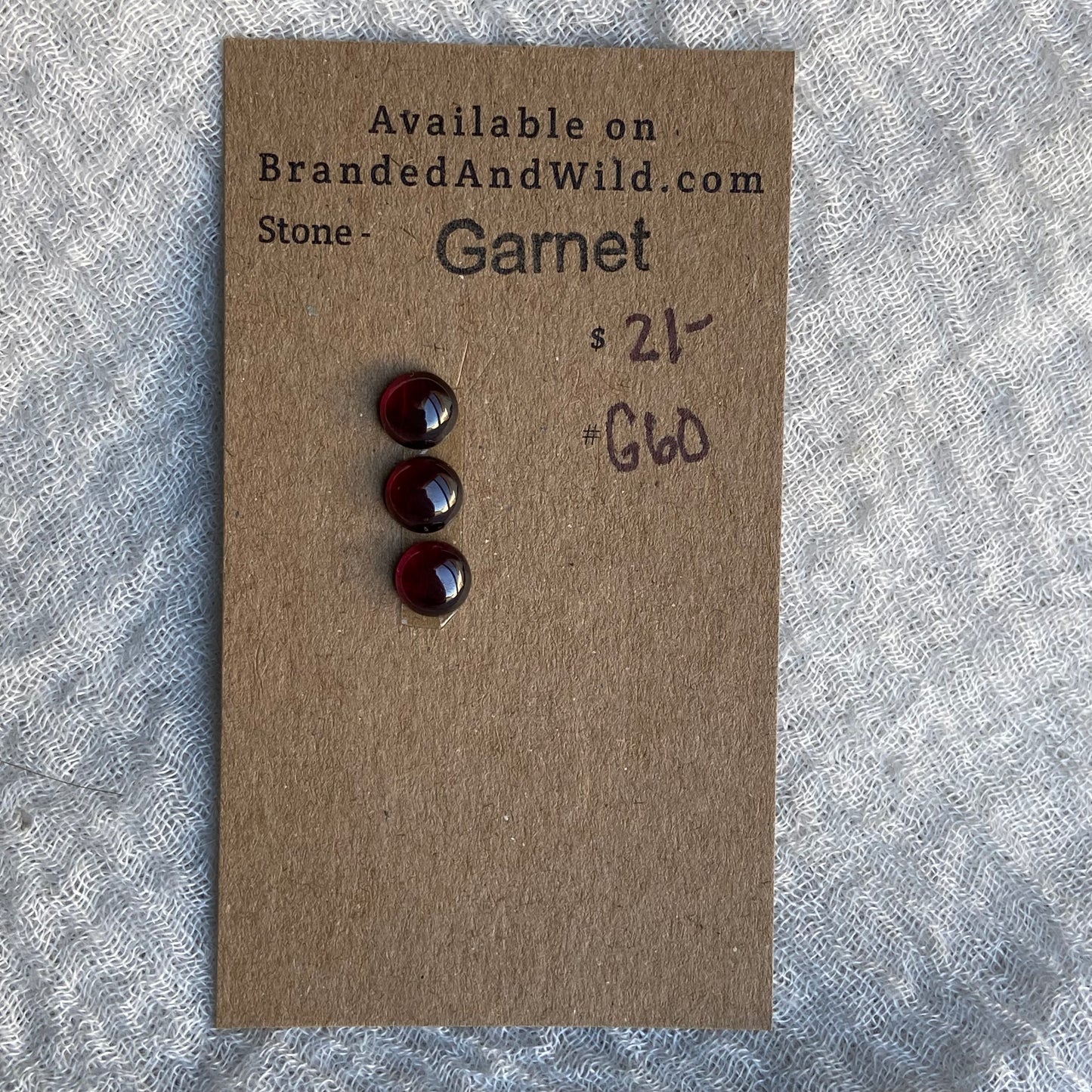Garnet Cabochon - G60
