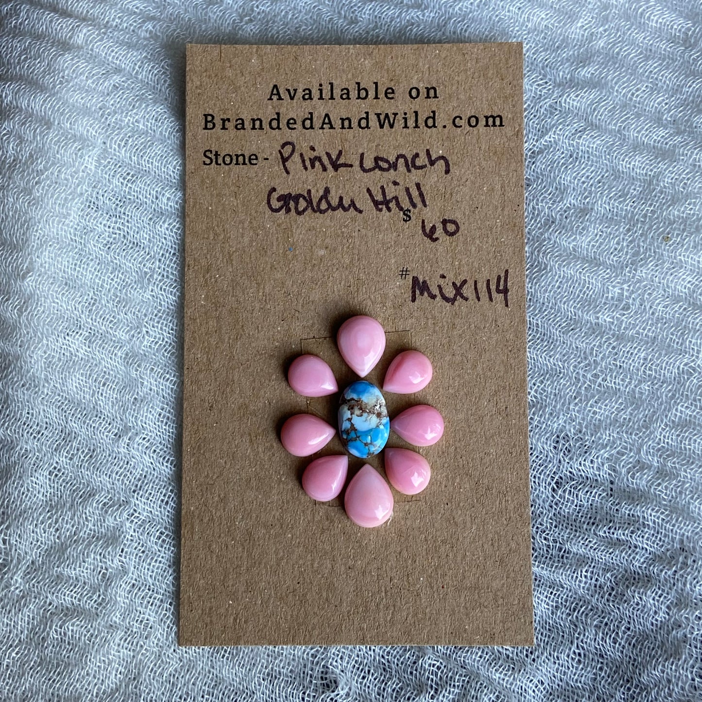 Pink Conch Cabochon - Mix114