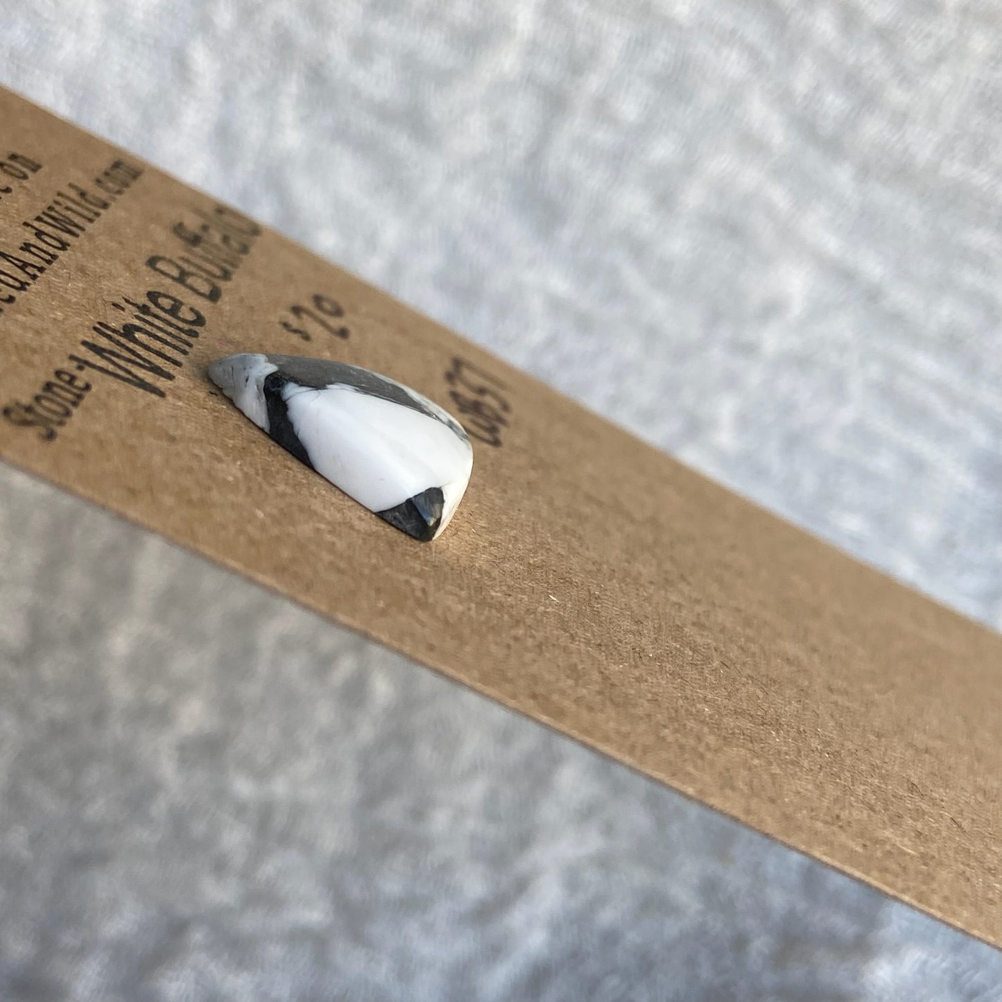 White Buffalo Cabochon - WB37