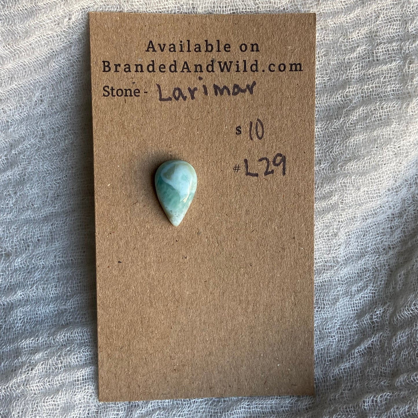 Larimar Cabochon - L29