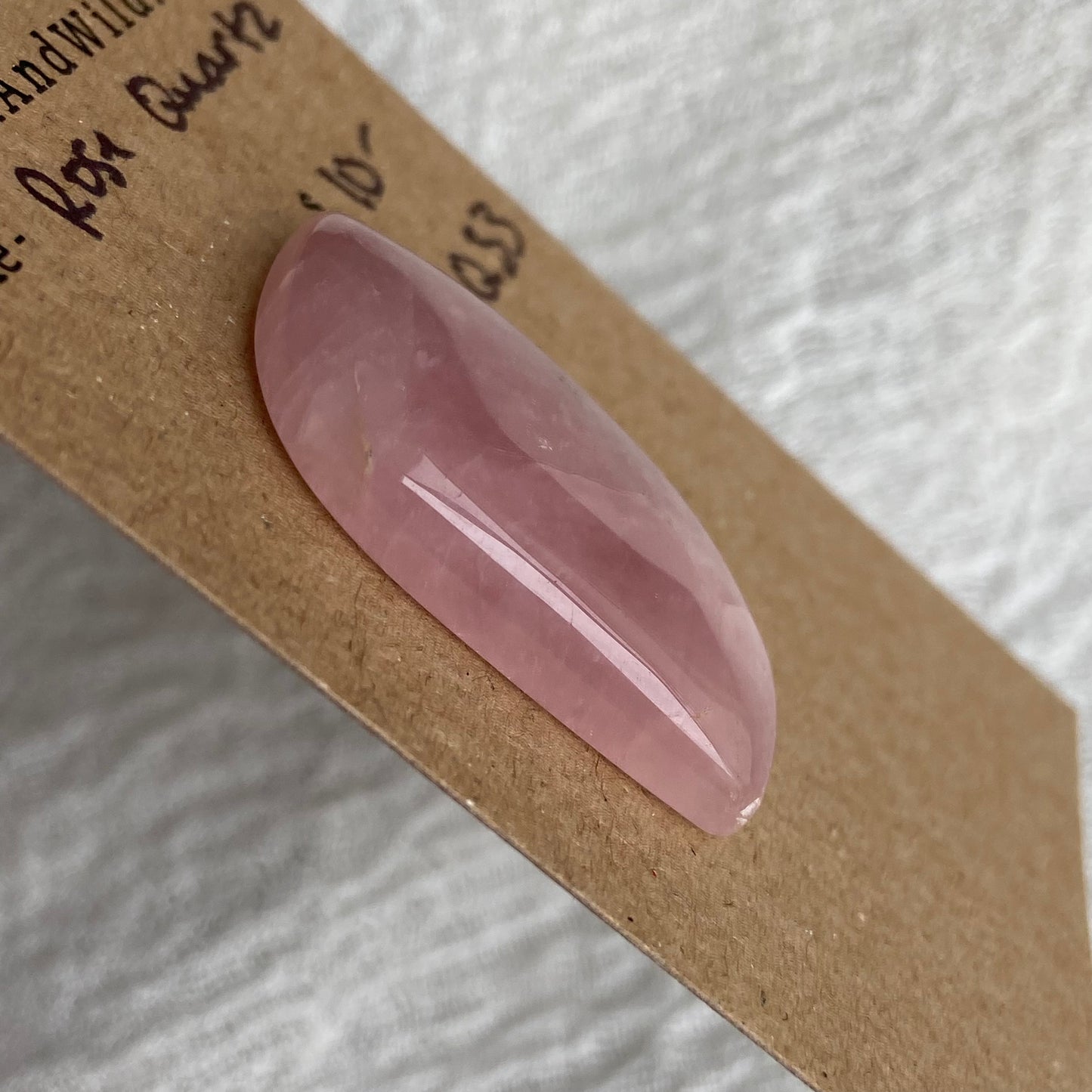 Rose Quartz Cabochon - RQ33