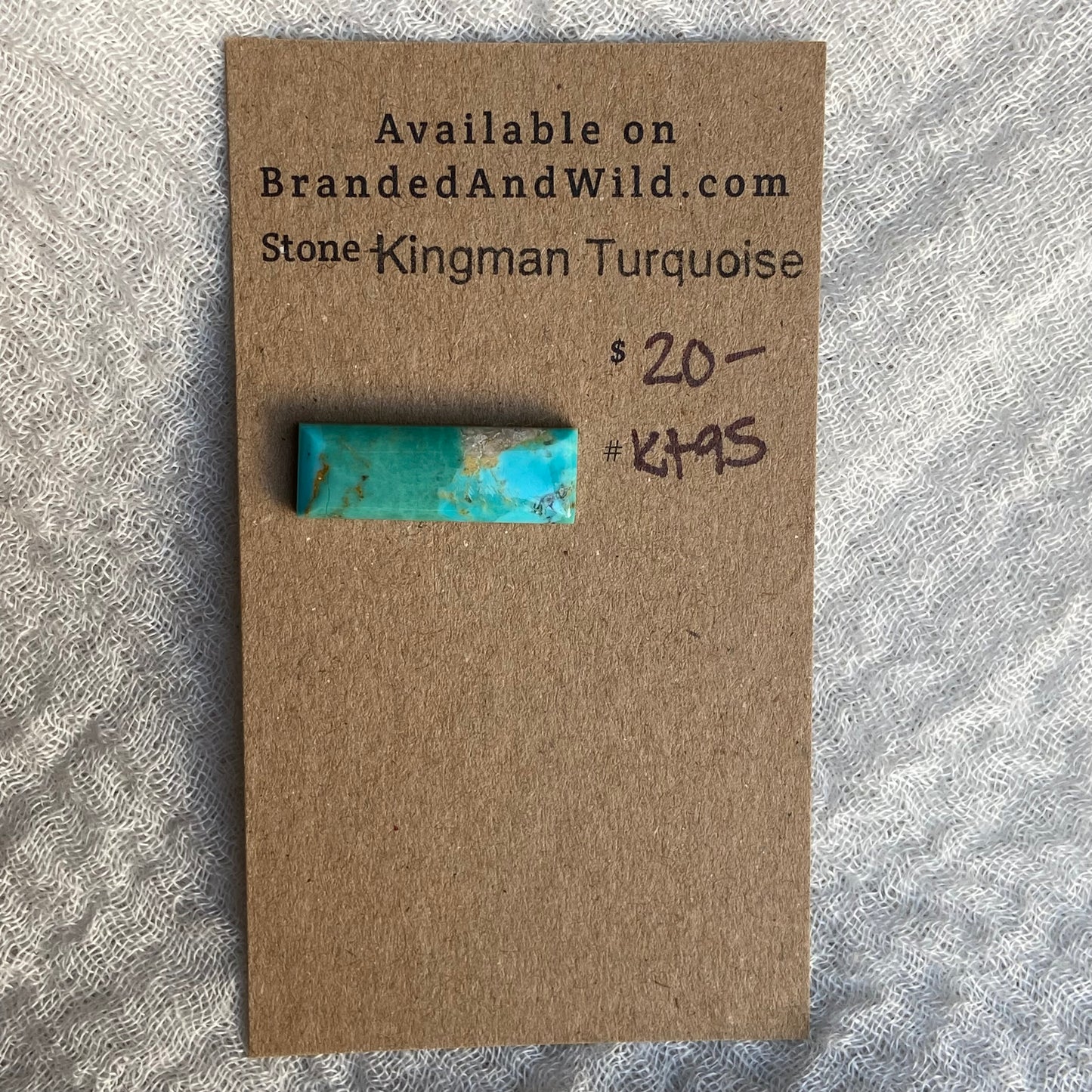Kingman Turquoise Cabochon - KT95
