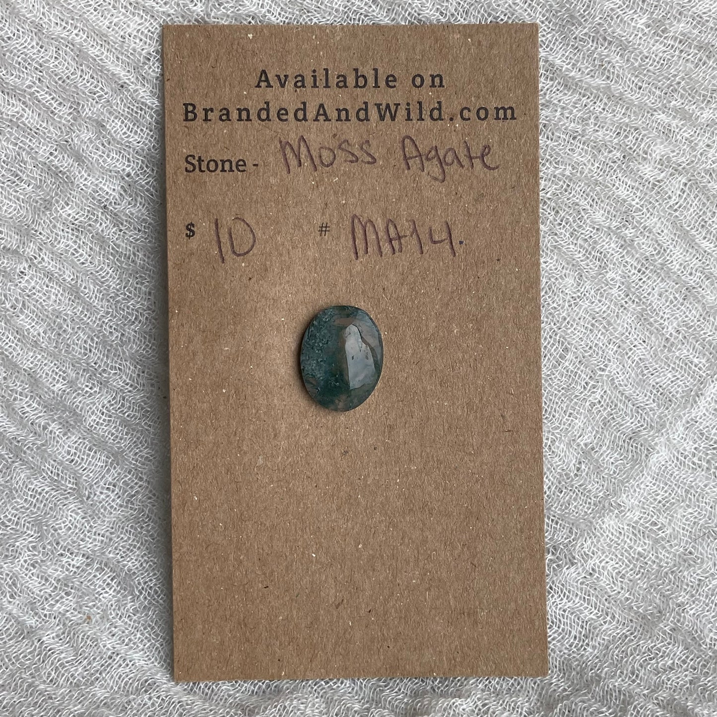 Moss Agate Cabochon - MA14