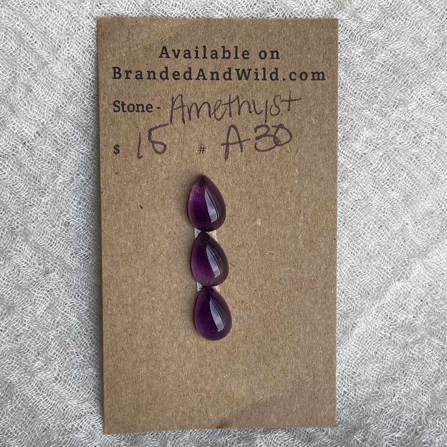 Amethyst Cabochon - A30