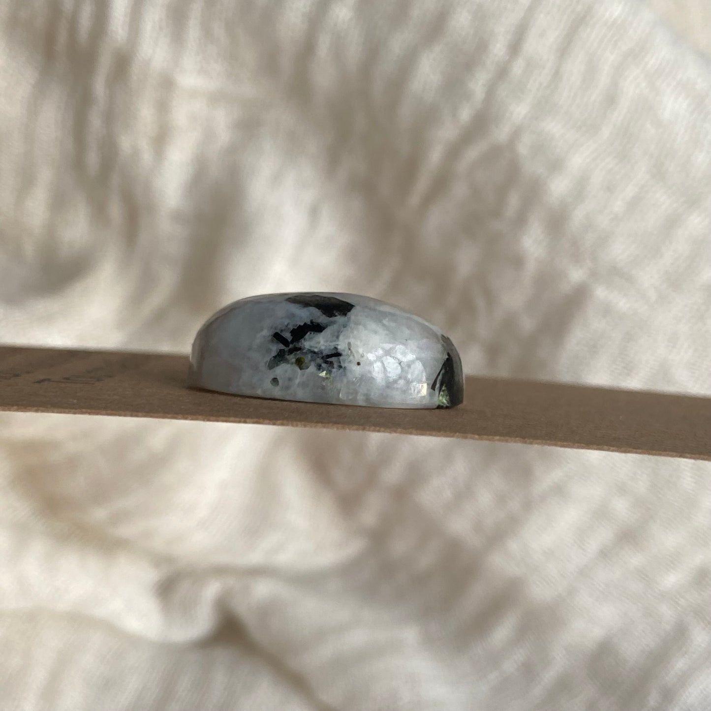 Moonstone/Tourmaline Cabochon - M027