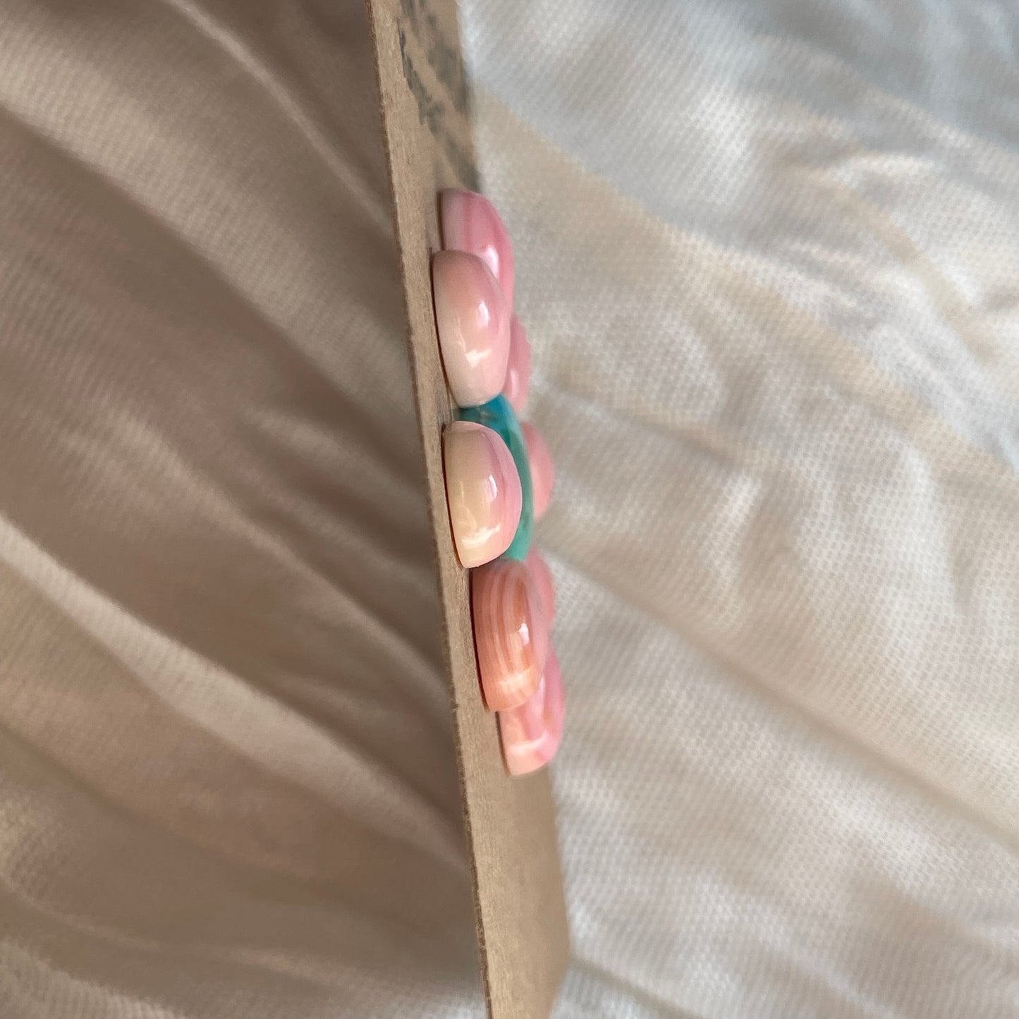 Kingman / Pink Conch Cabochon - MIX26 23163529-5C12-406F-8E49-F51A18183D5D Brandedandwild.com