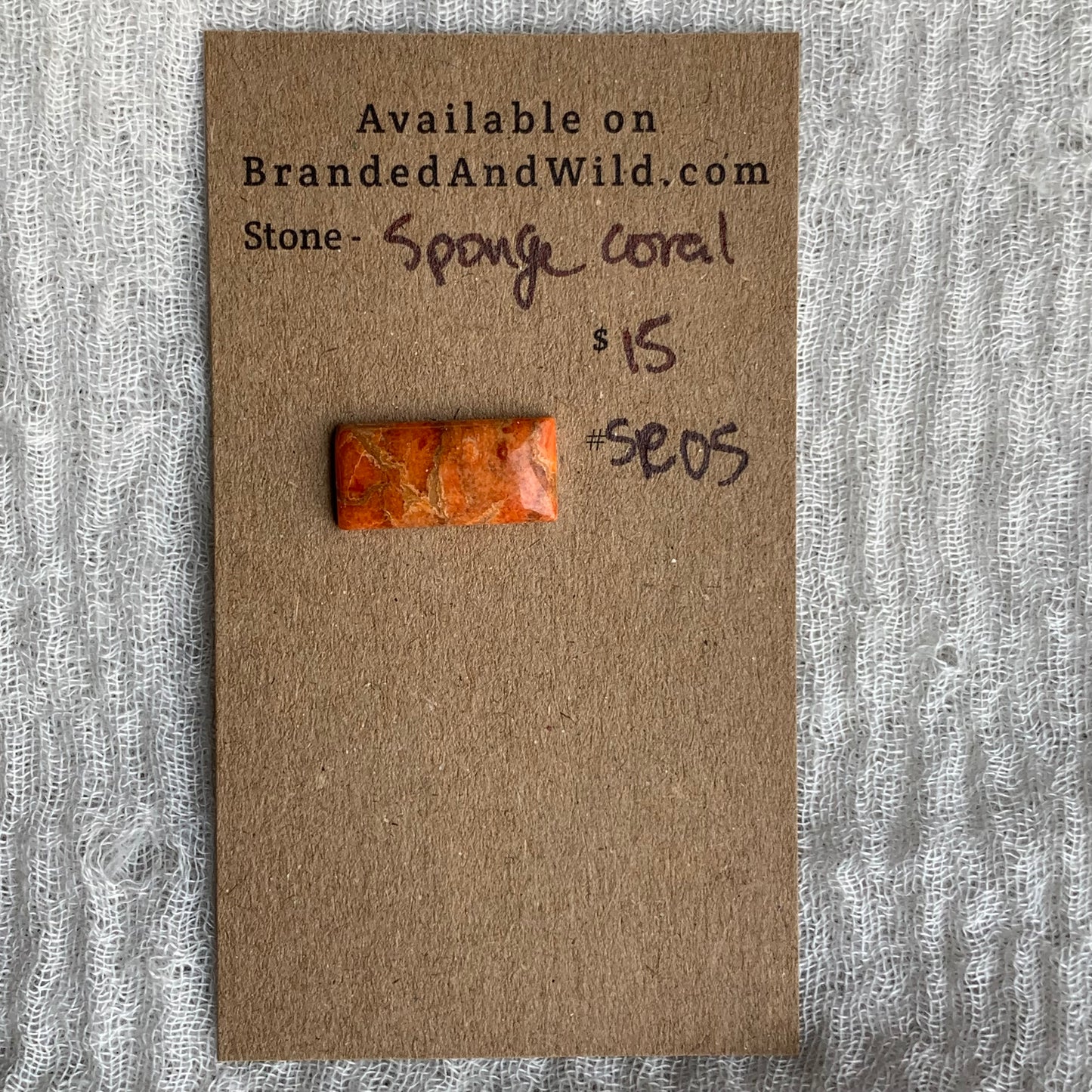 Sponge Coral Cabochon - SC05