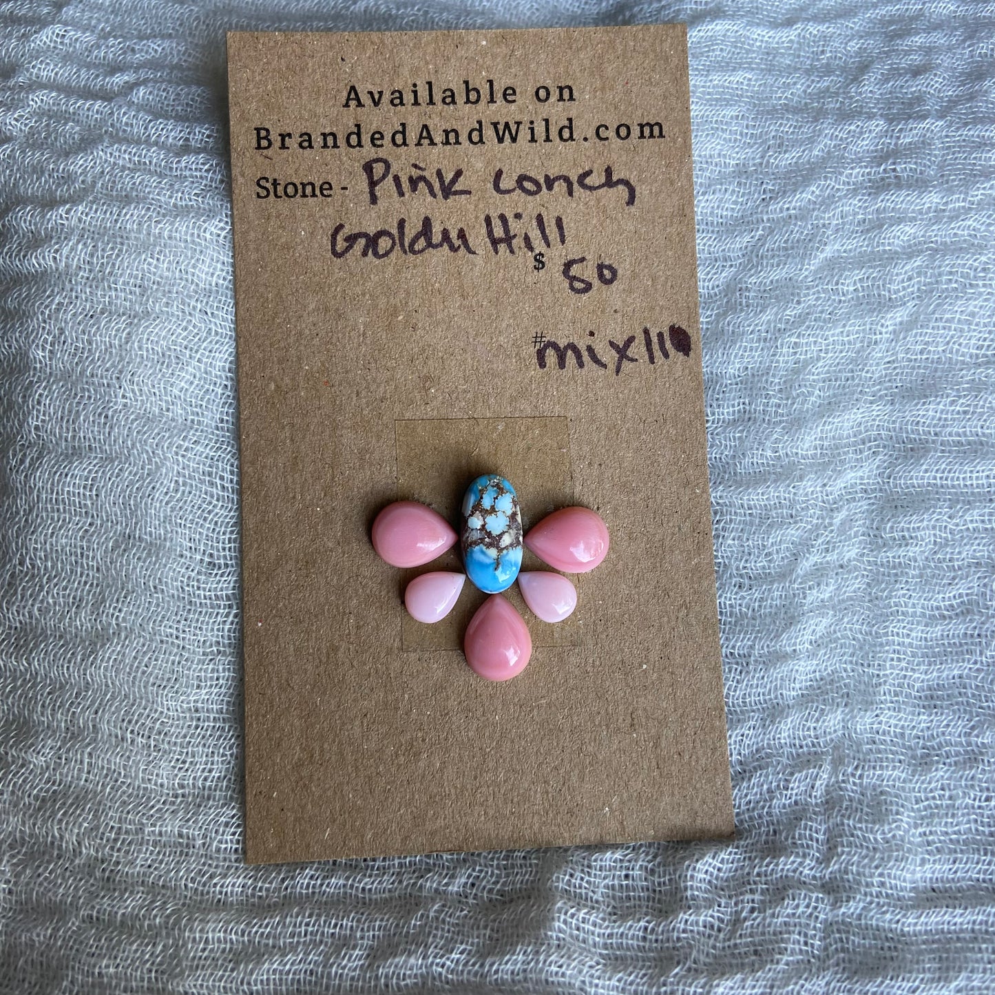 Pink Conch Cabochon - Mix111